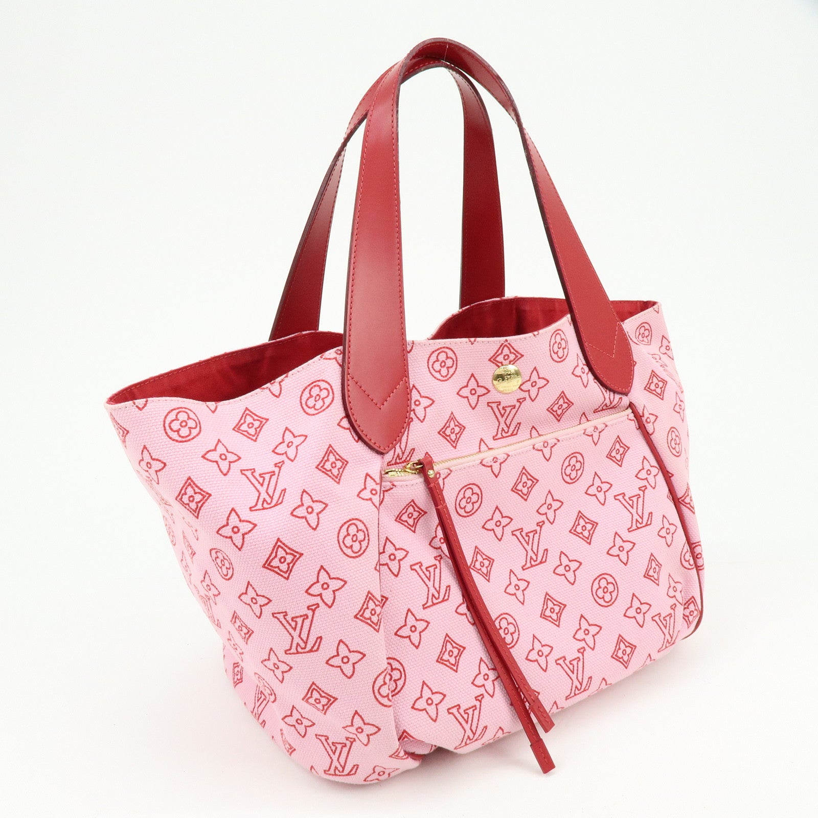 Louis Vuitton Beach Line Cabas Ipanema PM Tote Bag Rose M95984
