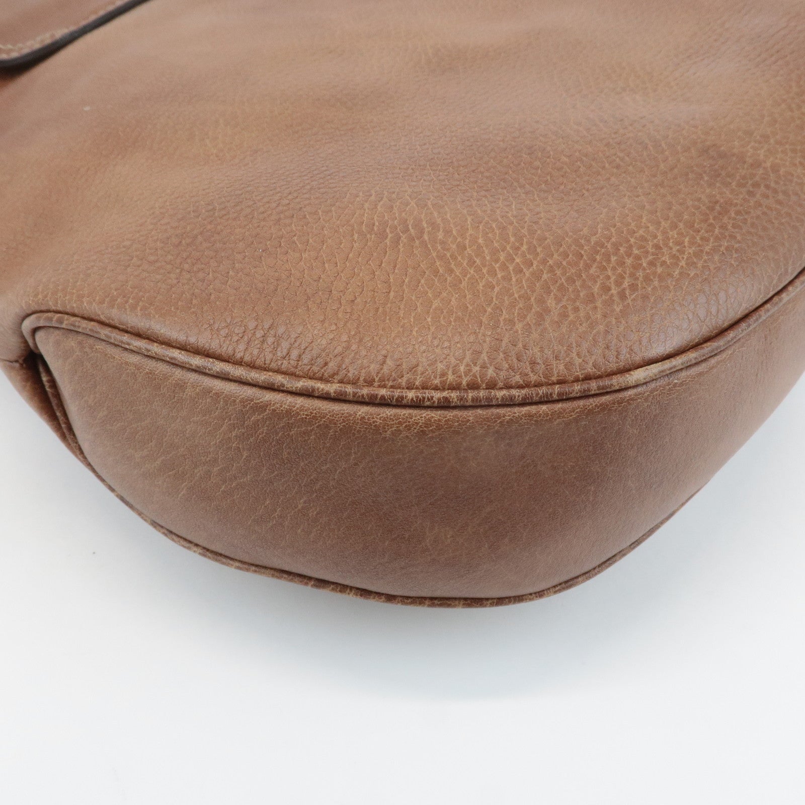 GUCCI New Pelham Leather 2Way Bag Shoulder Bag Brown 223955 Used