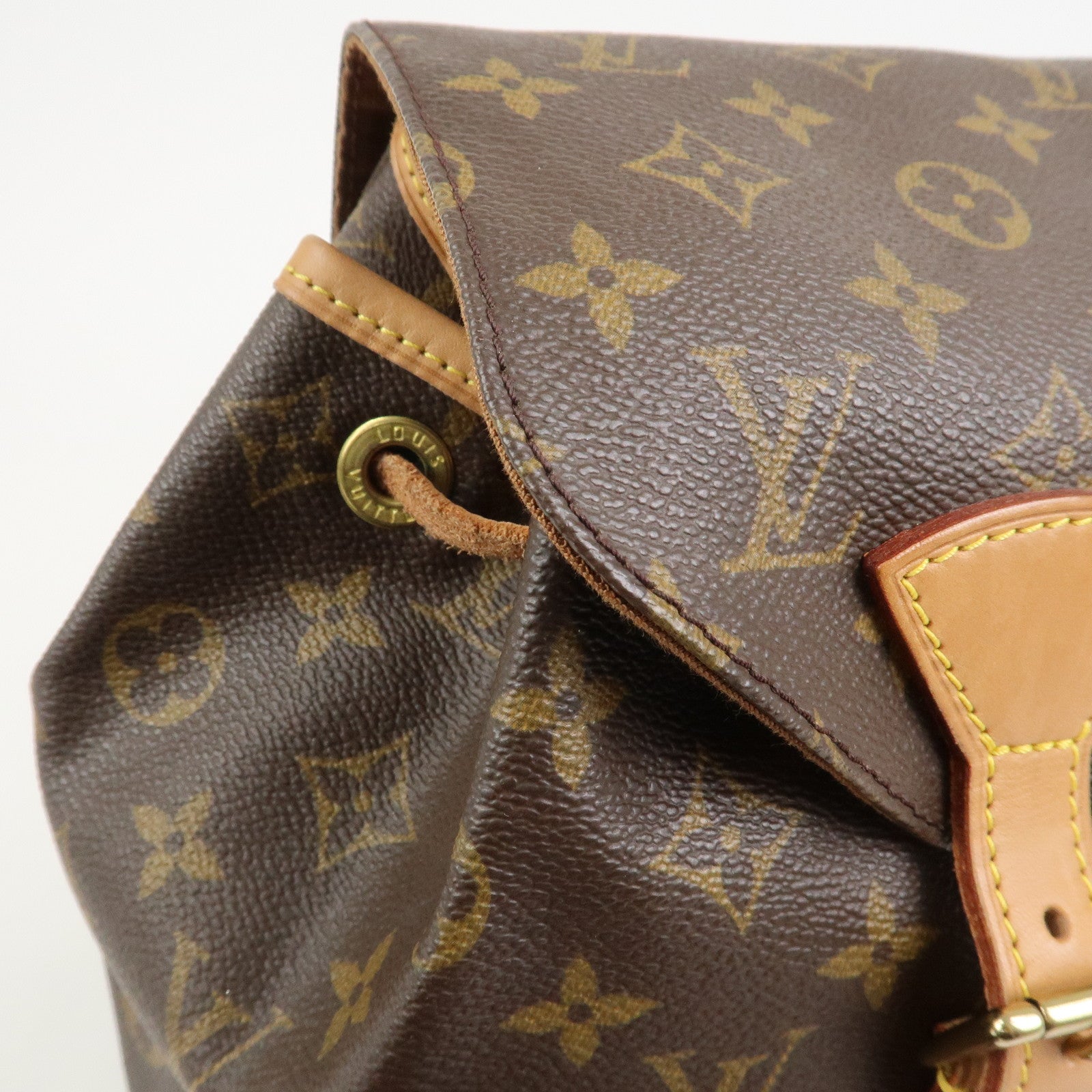 Louis Vuitton Monogram Montsouris MM Backpack Brown M51136