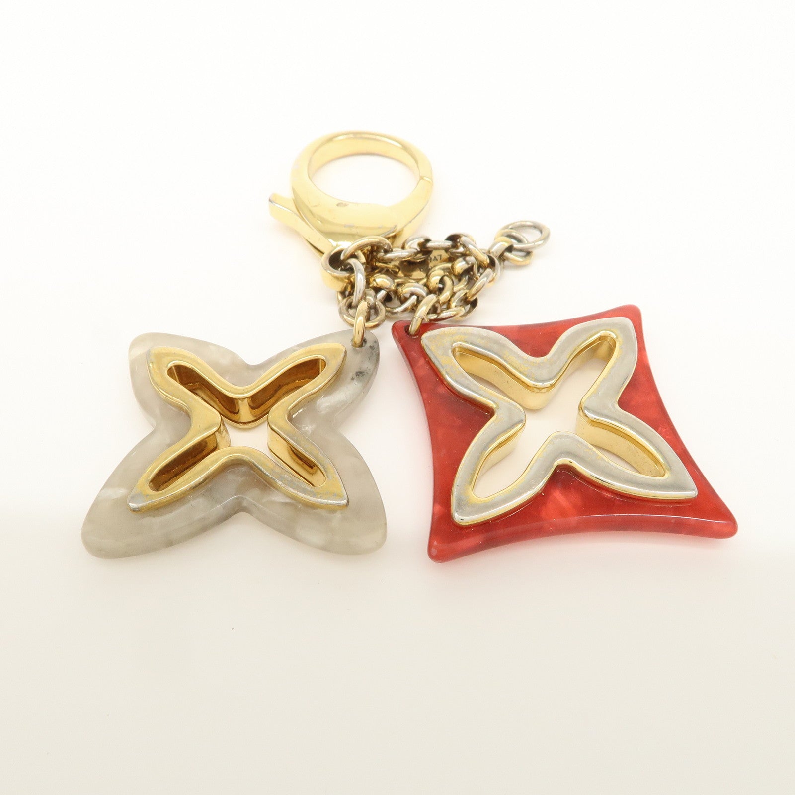 Louis Vuitton Bijoux Sac Insolence Bag Charm Gold Red M67947