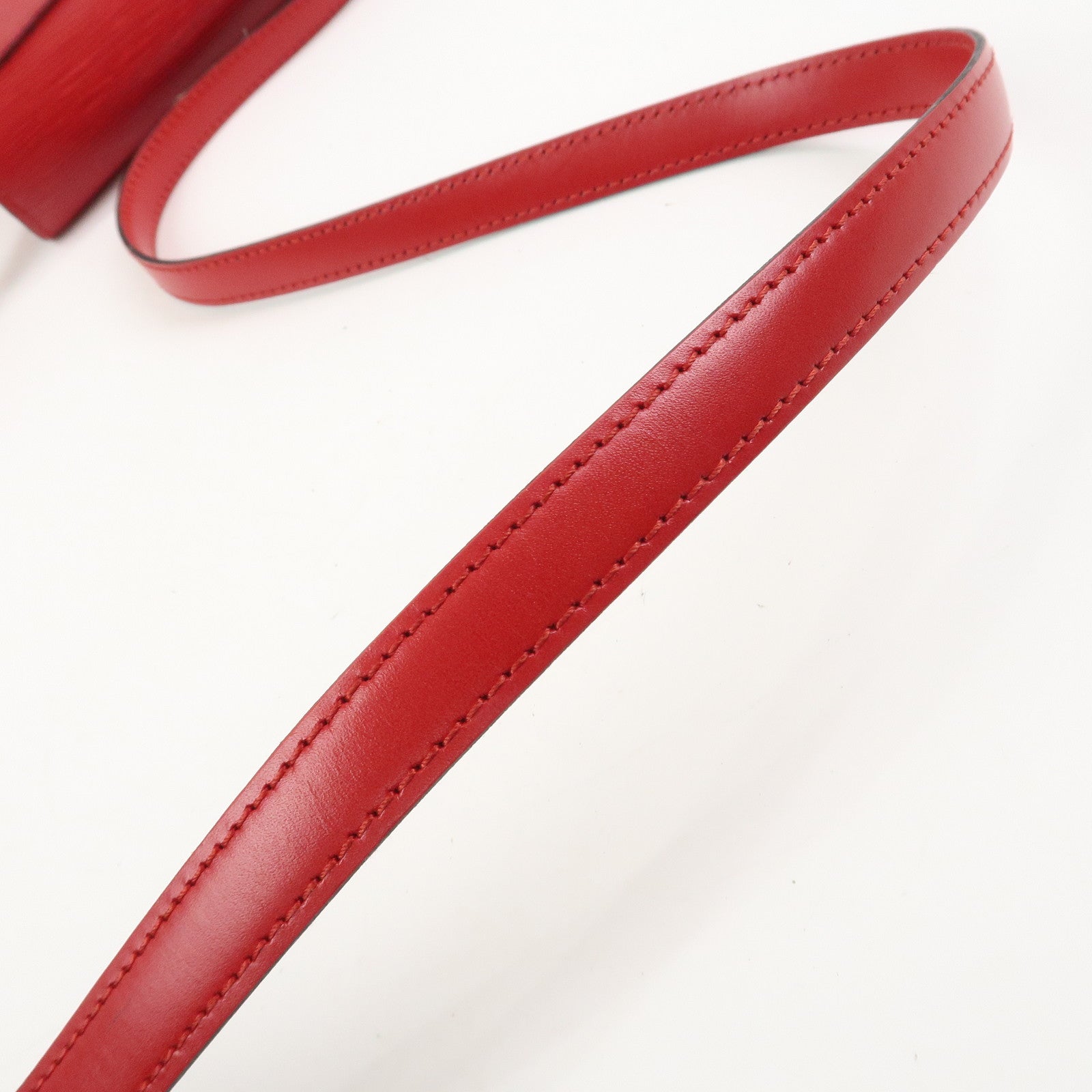 Louis Vuitton Epi Mini Saint Cloud Shoulder Bag Red M52217