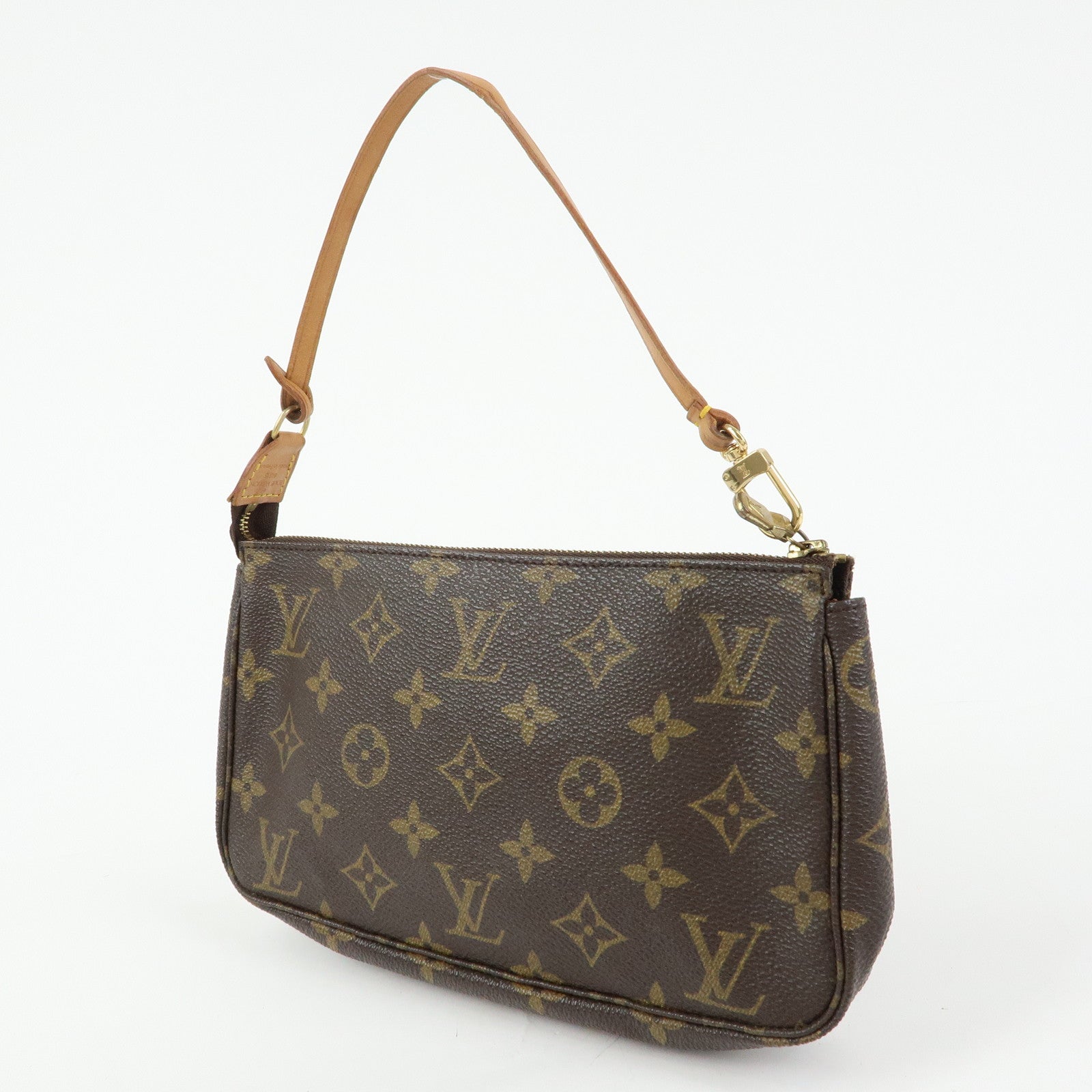 Louis Vuitton Monogram Pochette Accessoires Pouch Hand Bag M51980
