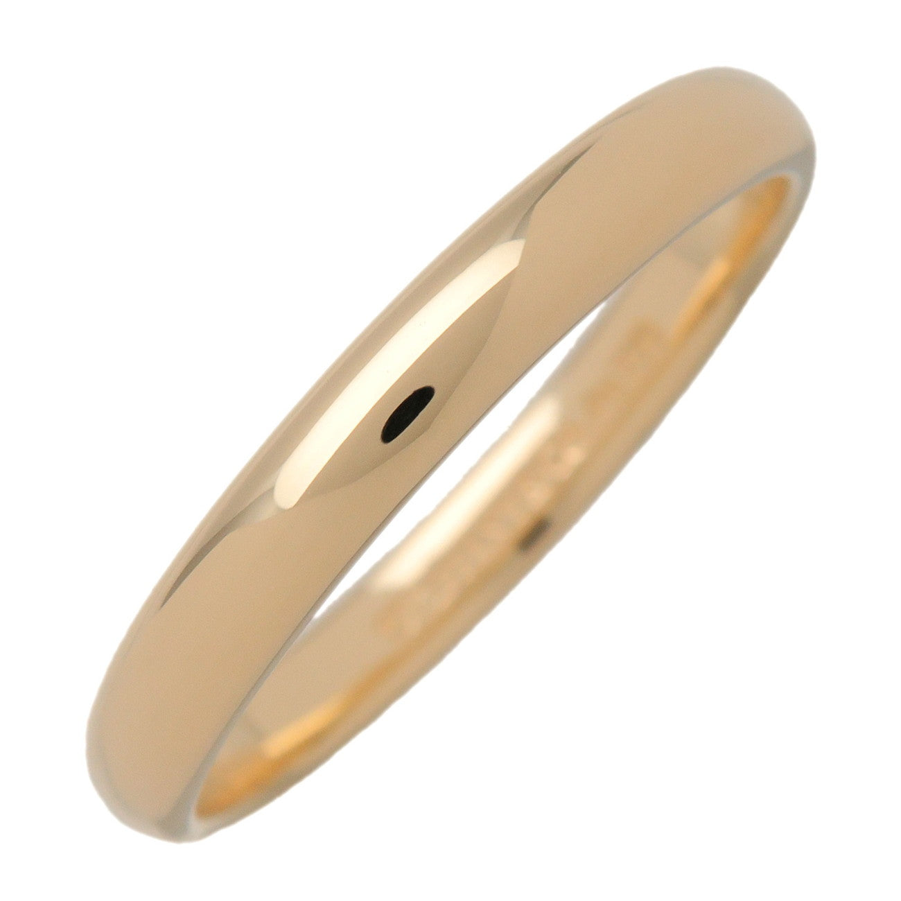 Tiffany & Co Classic Band Ring 750YG Yellow Gold US9 EU59 HK20