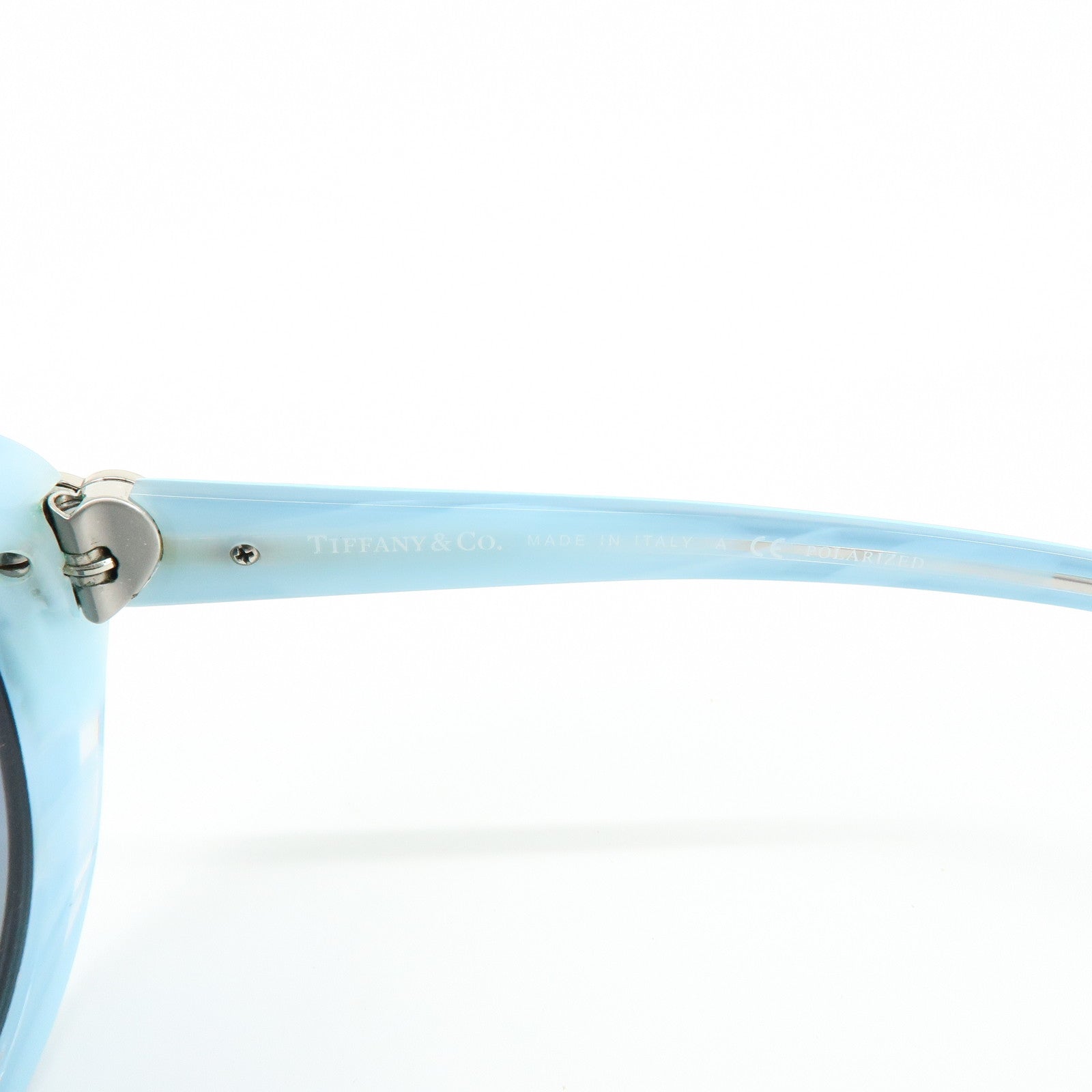 Tiffany & Co Return to Tiffany Plastic Sunglasses Black Light Blue