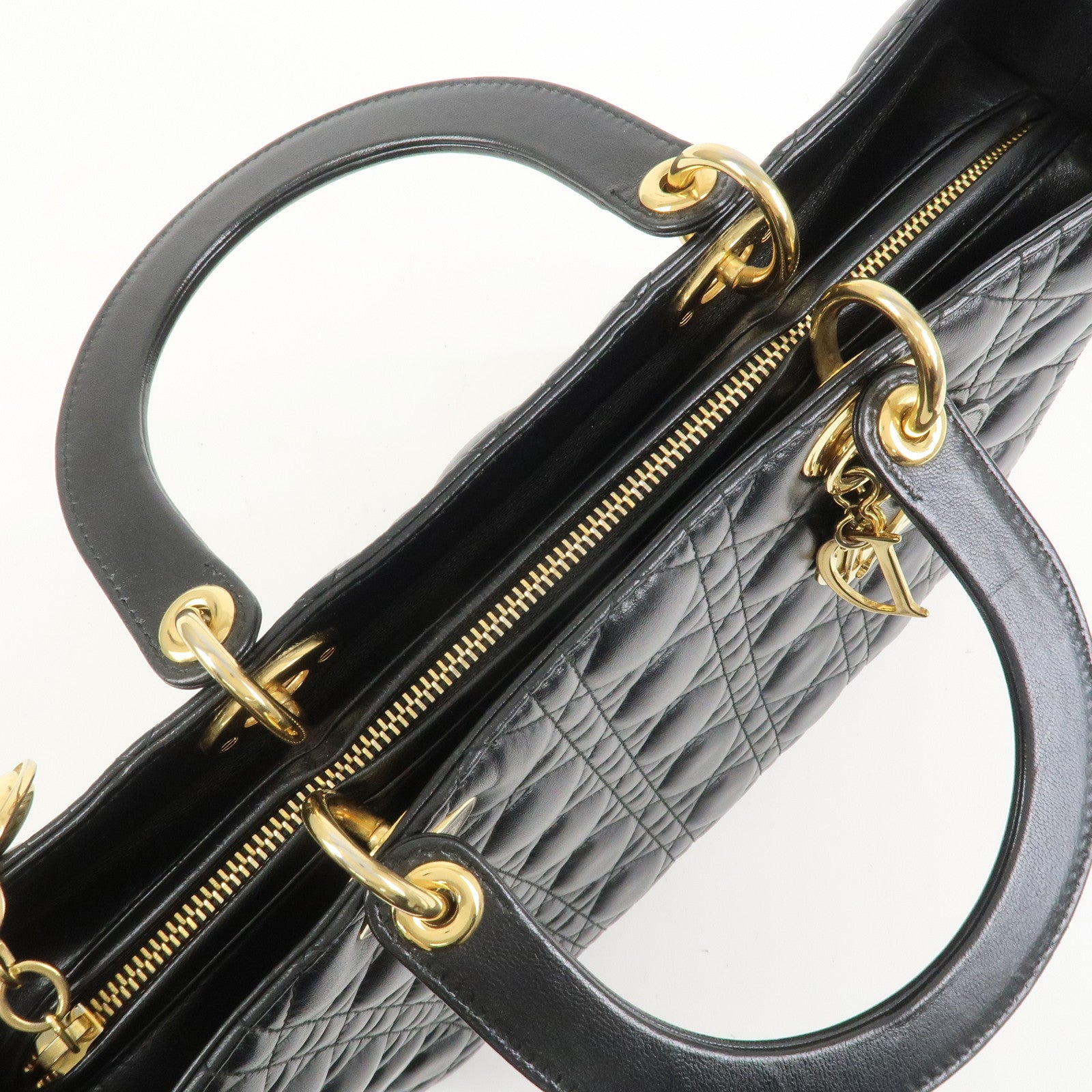 Christian Dior Cannage Lady Dior 2Way Hand Shoulder Bag CAL44560