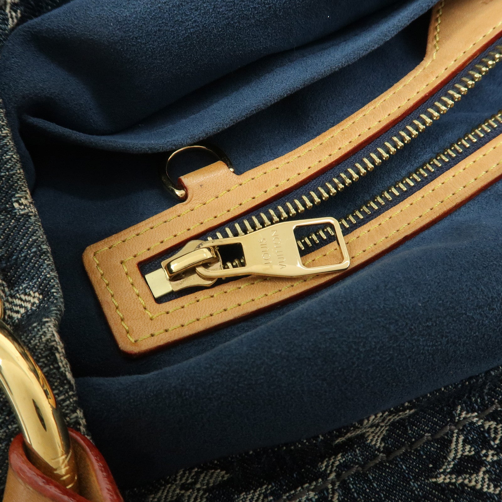 Louis Vuitton Monogram Denim Daily GM Shoulder Bag Hand Bag M40493