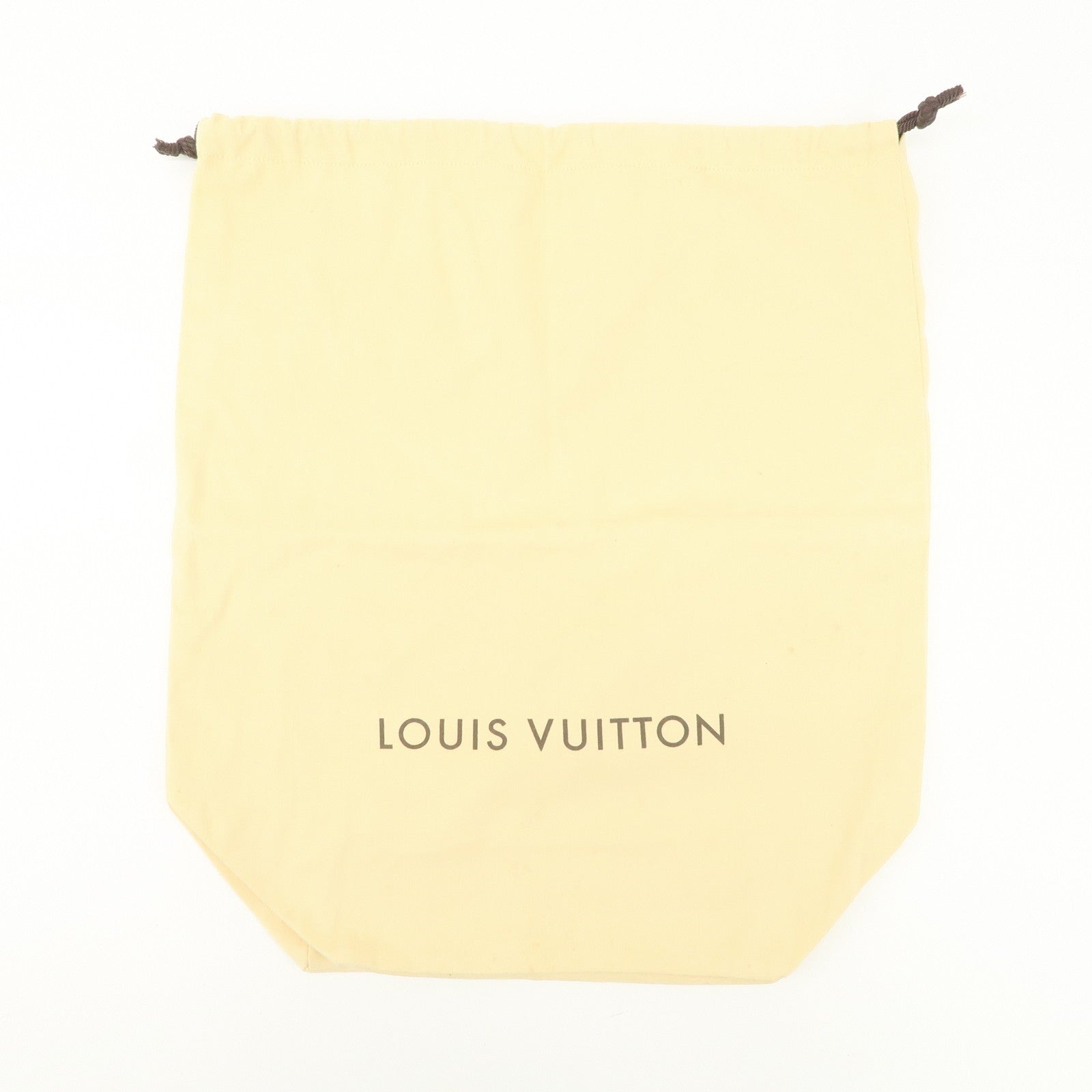 Louis Vuitton Set of 10 Dust Bag Storage Bag Drawstring Style Beige Used
