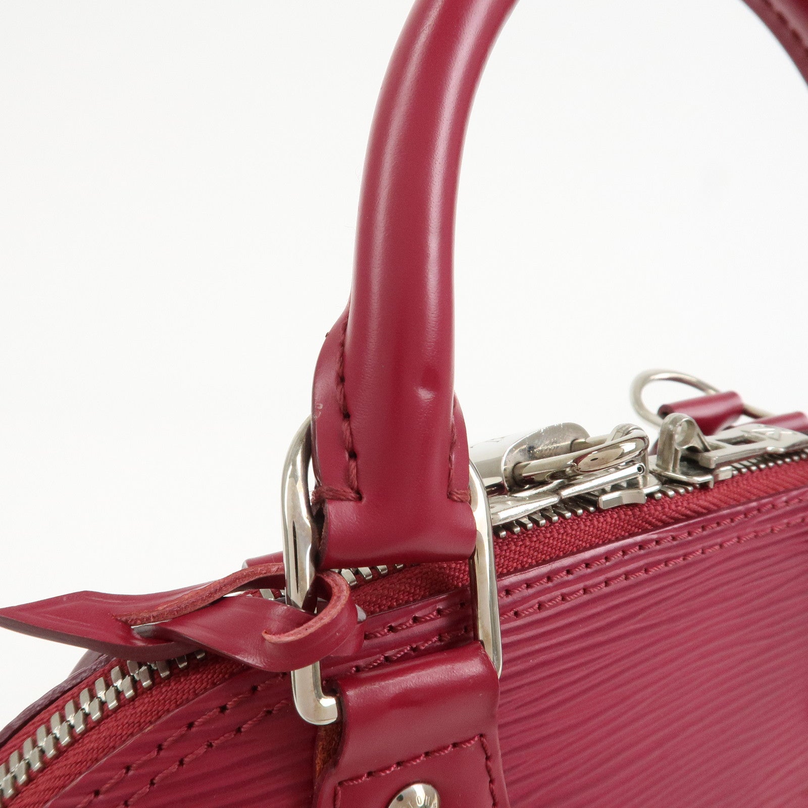 Louis Vuitton Epi Alma BB Hand Bag Shoulder Bag Fuchsia M40851