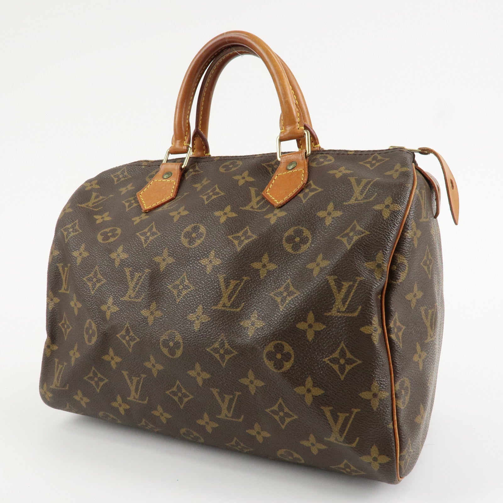 Louis Vuitton Monogram Speedy 30 Hand Bag Boston Bag M41526 Used