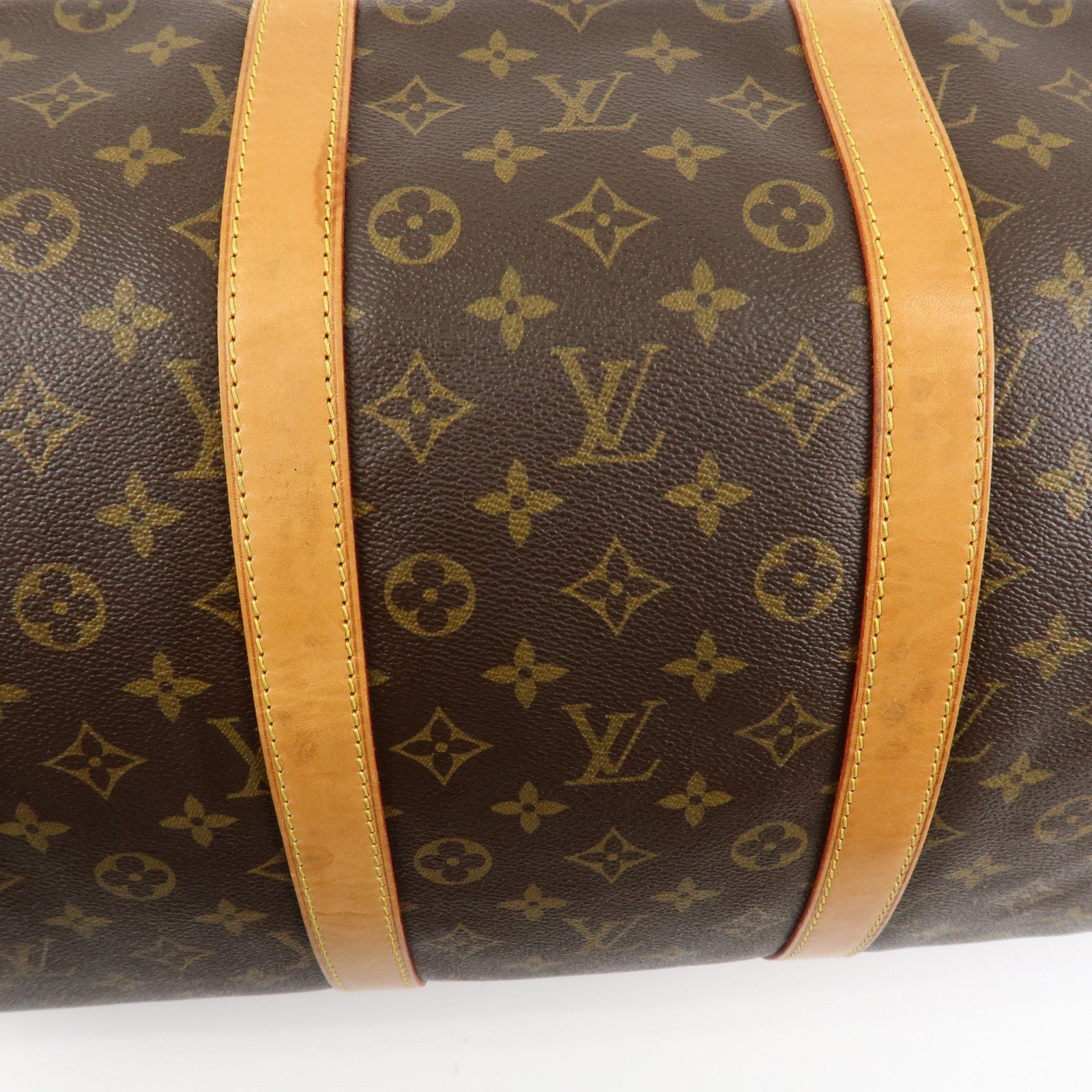 Louis Vuitton Monogram Keep All Bandouliere 55 Boston Bag M41414 Used