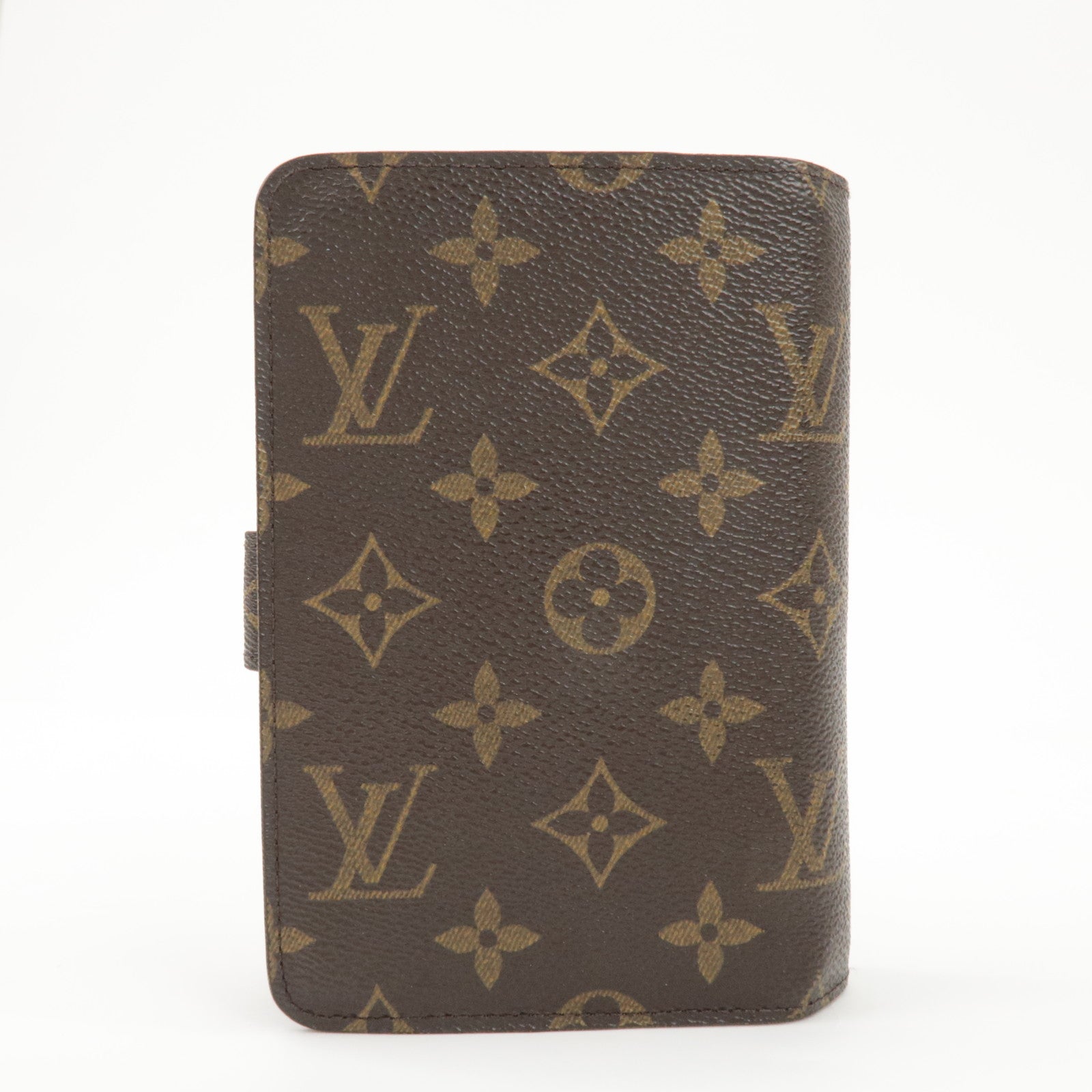 Louis Vuitton Monogram Porte Papier Zip Bi-fold Wallet Brown M61207 Used