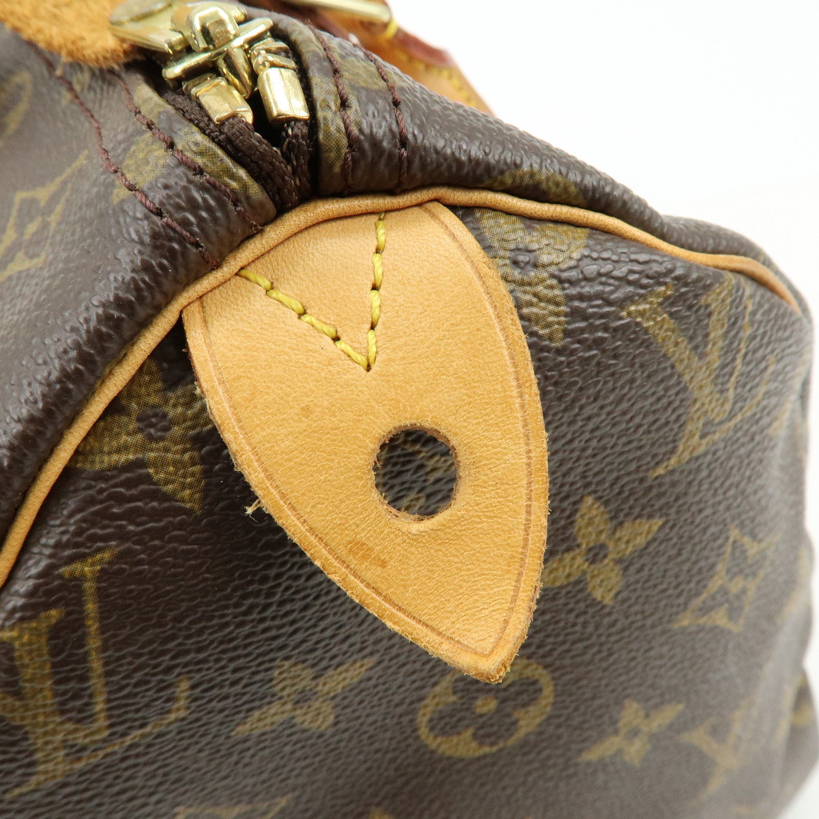 Louis Vuitton Monogram Speedy 30 Boston Bag Hand Bag Brown M41526