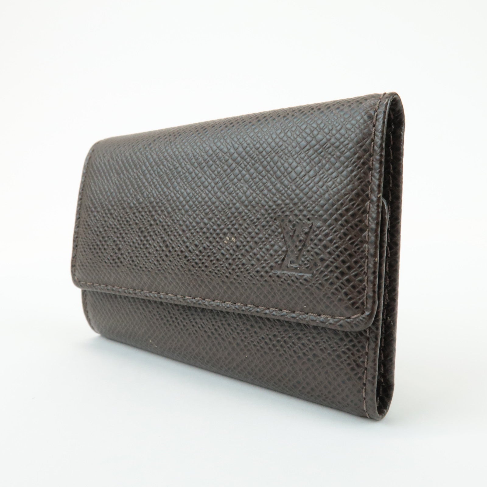 Louis Vuitton Taiga Leather Multicles 6 Key Case Gris M30538