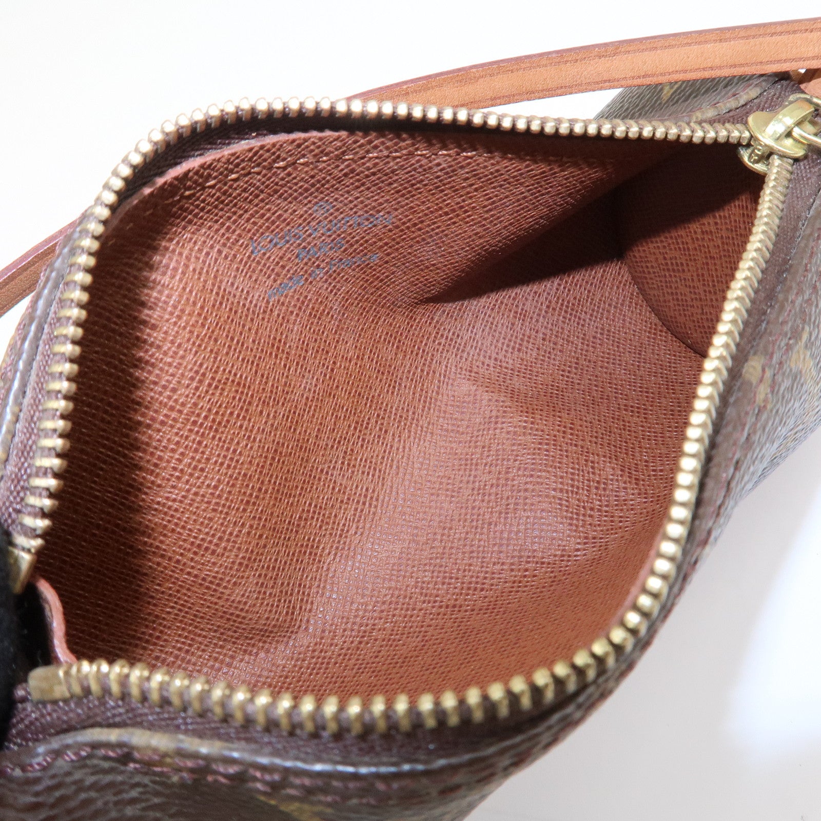 Louis Vuitton Monogram Set of 2 Mini Pouch for Papillon Bag Brown