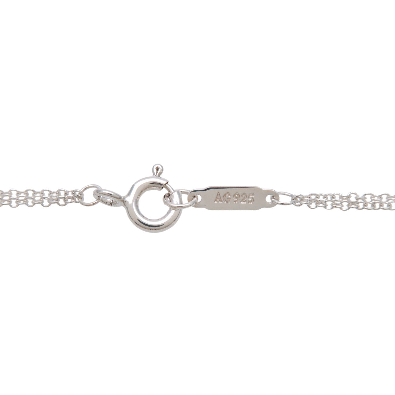 Tiffany & Co Return to Tiffany Heart Double Chain Necklace SV925