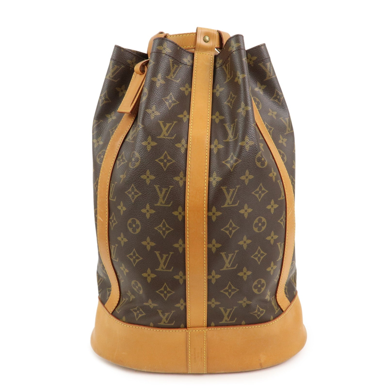 Louis Vuitton Monogram Randonnee GM Shoulder Bag Brown M42244