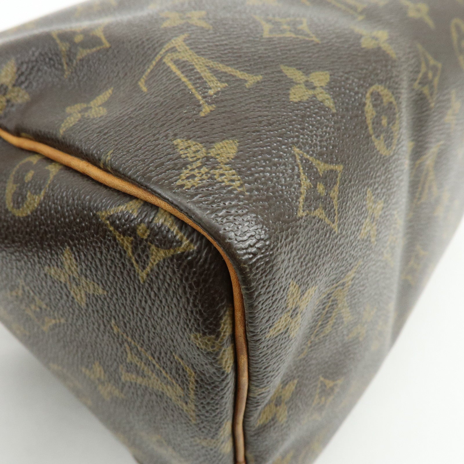 Louis Vuitton Monogram Speedy 30 Boston Bag Hand Bag Brown M41526