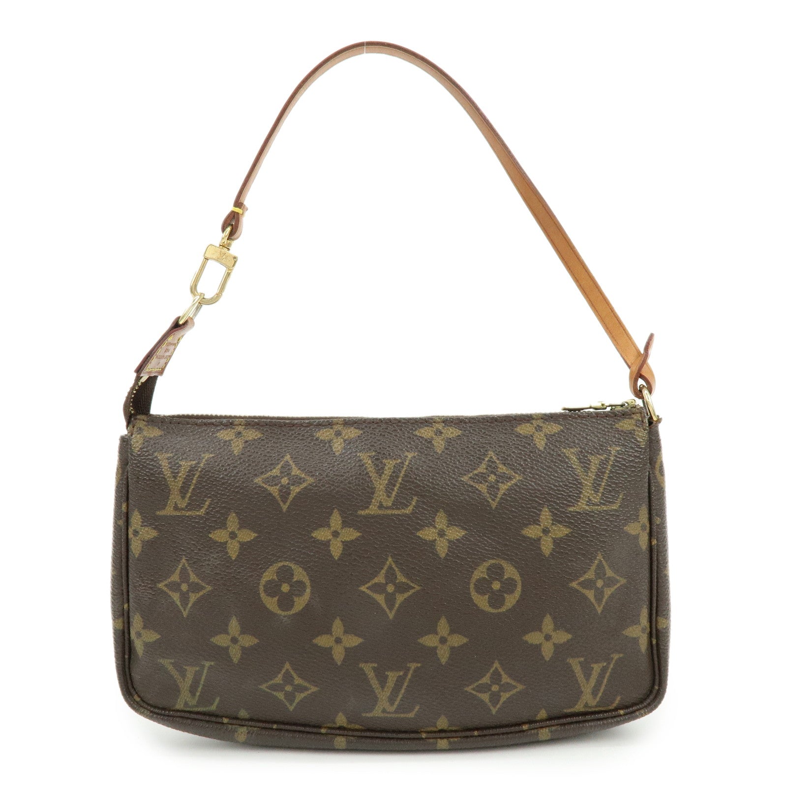 Louis Vuitton Monogram Pochette Accessoires Pouch Hand Bag M51980
