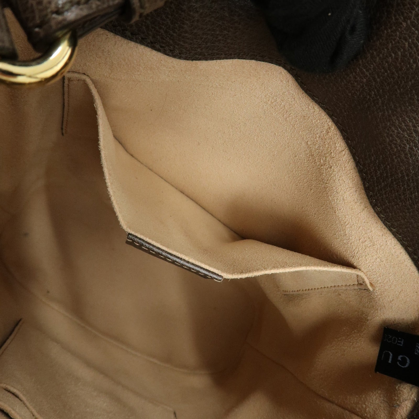 GUCCI Ophidia Sherry GG Supreme Leather 2Way Bucket Bag 550621