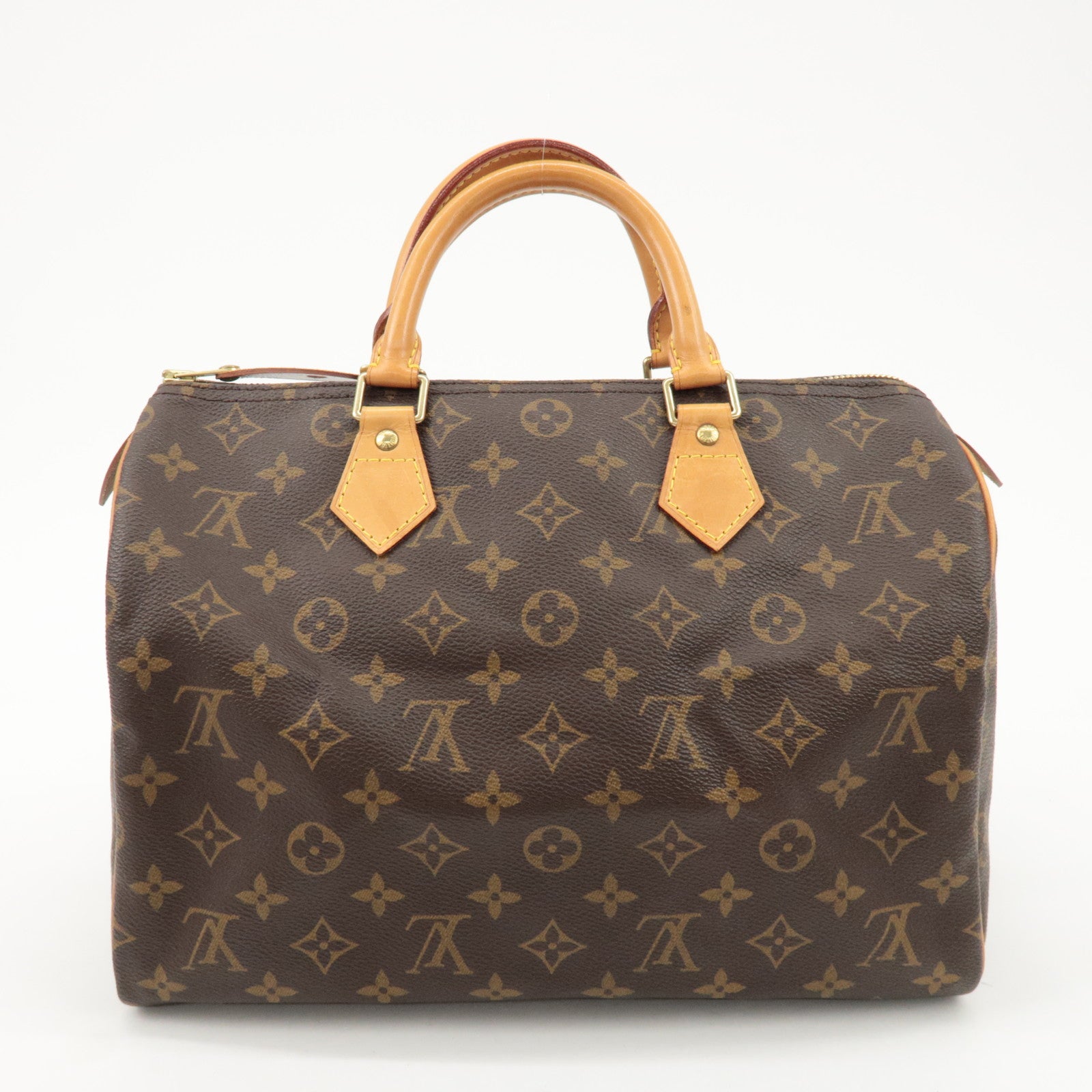 Louis Vuitton Monogram Speedy 30 Hand Bag Boston Bag M41526 Used