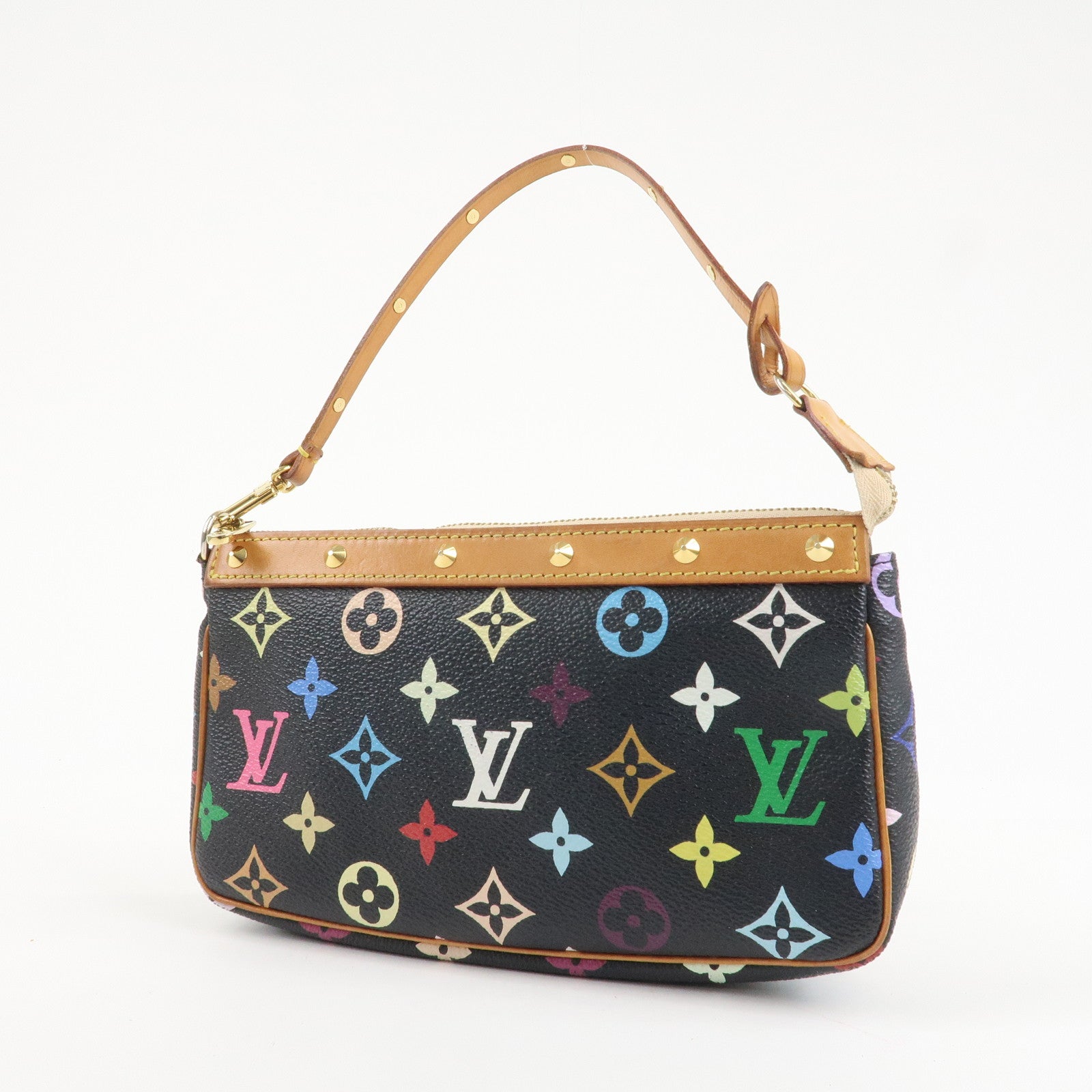 Louis Vuitton Monogram Multicolor Pochette Accessoires Noir M92648 Used