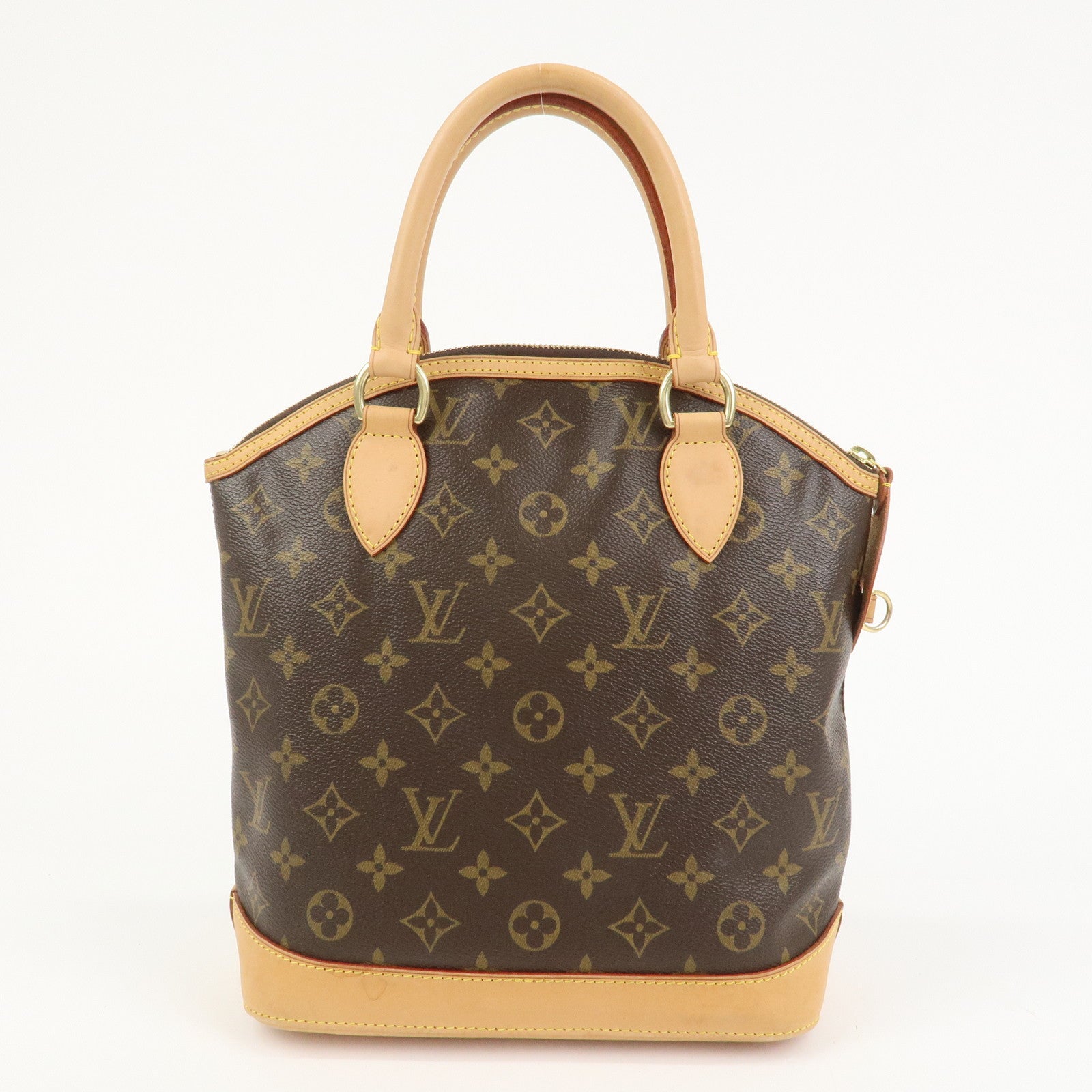 Louis Vuitton Monogram Lockit PM Hand Bag Tote Bag Brown M40102