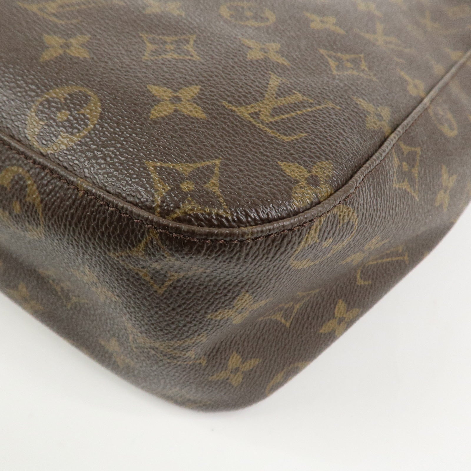 Louis Vuitton Monogram Looping GM Shoulder Bag Brown M51145