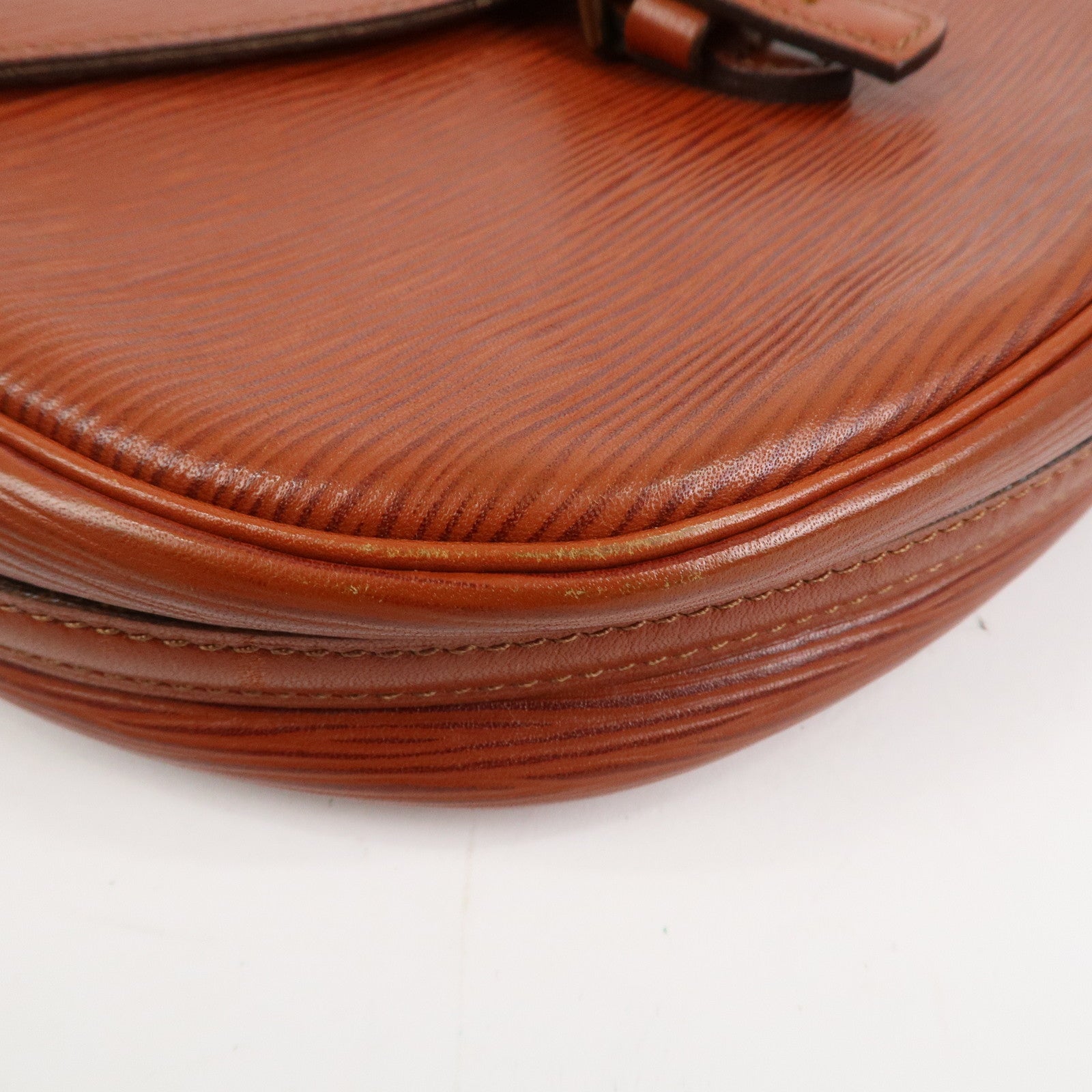 Louis Vuitton Epi Jeune Fille Shoulder Bag Kenya Brown M52153