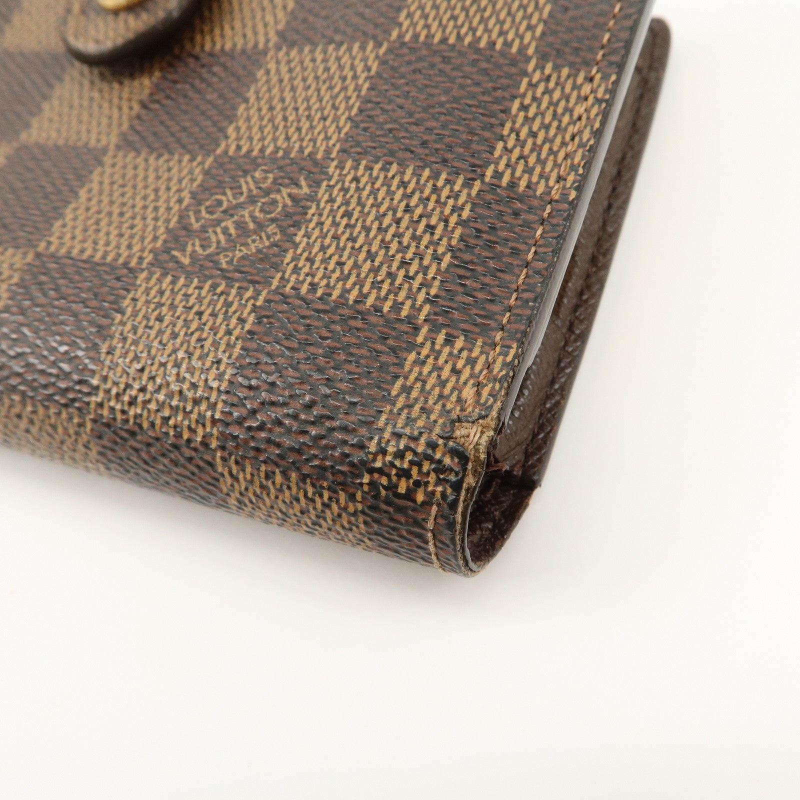 Louis Vuitton Set of 2 Monogram Damier Bi-fold Wallet M61207 N61664 Used