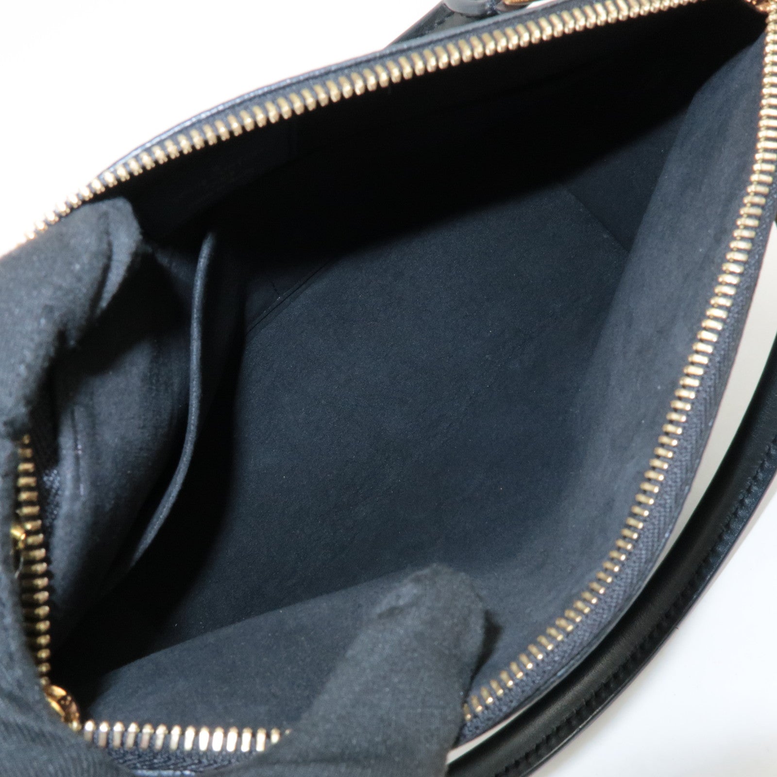 Louis Vuitton Monogram Empreinte Leather V Tote BB Noir M44937 Used