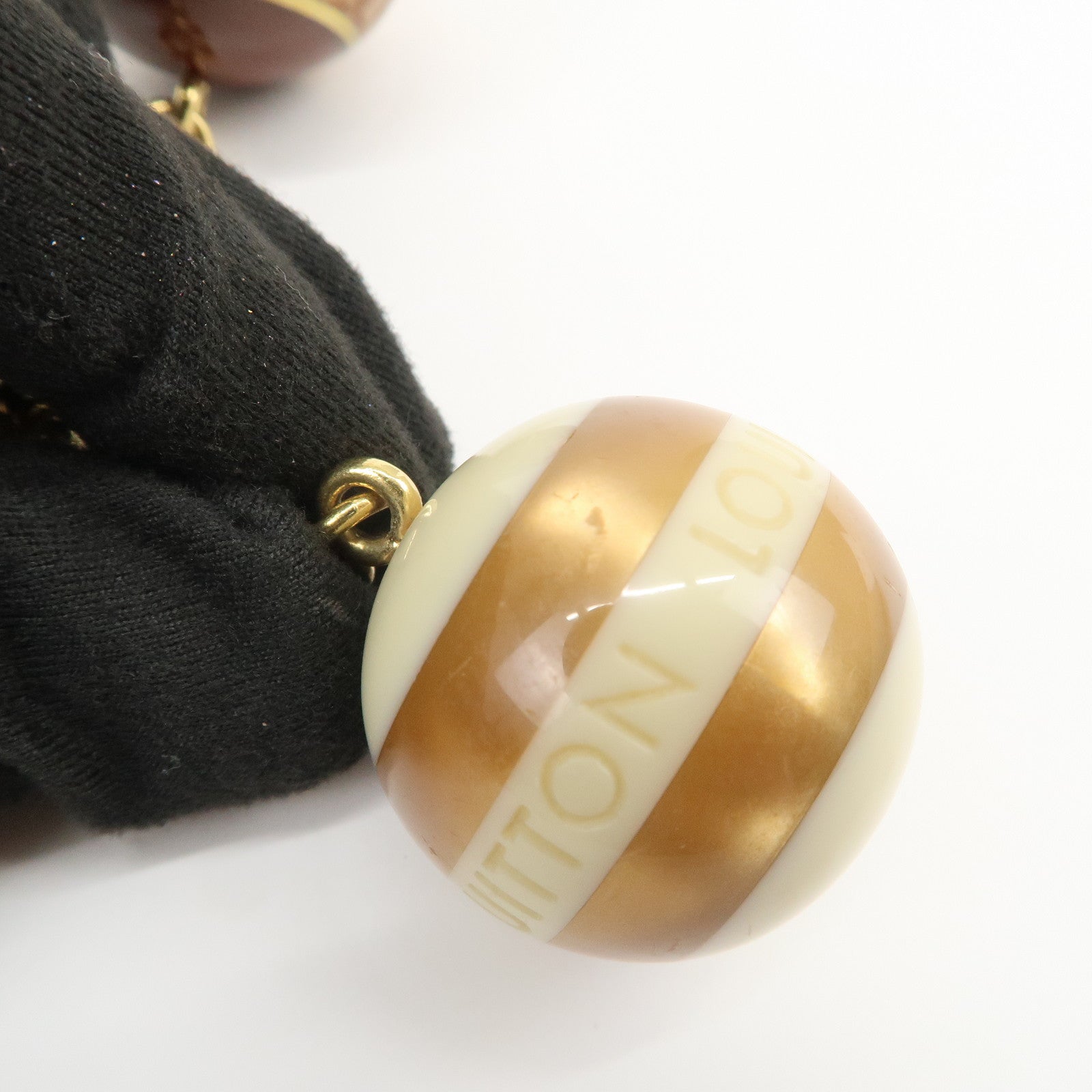 Louis Vuitton Metal Resin Bijou Sac Mini Lin Bag Charm M65699