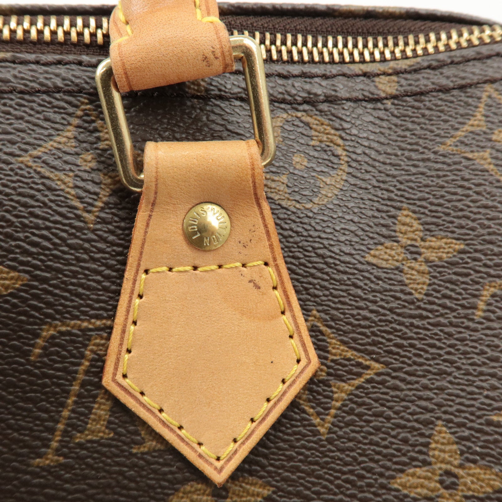 Louis Vuitton Monogram Speedy 30 Hand Bag Boston Bag M41526 Used