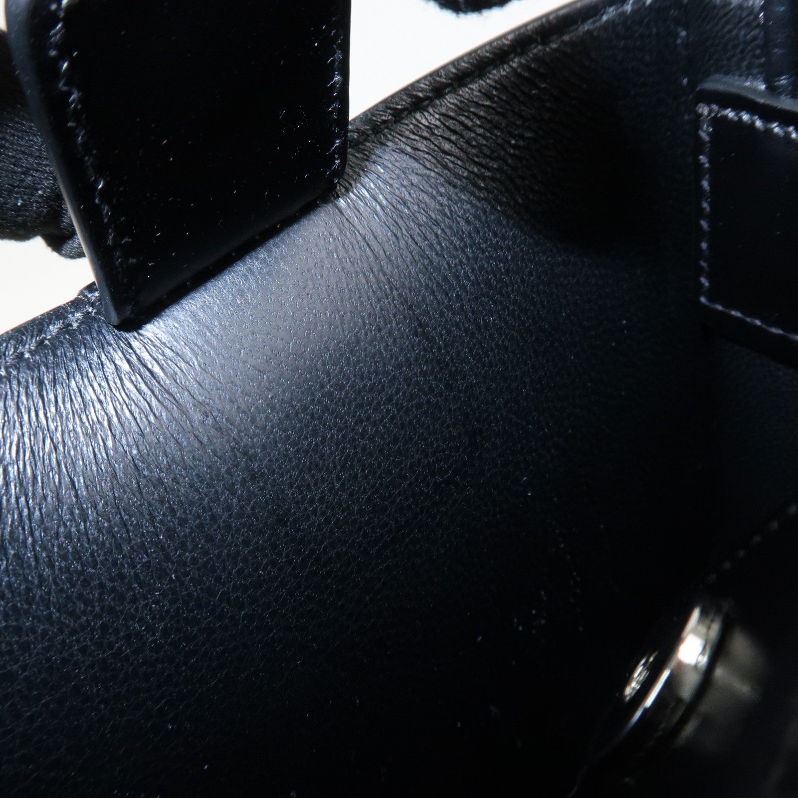 JIL SANDER Tangle Leather Small Shoulder Bag Crossbody Bag Black