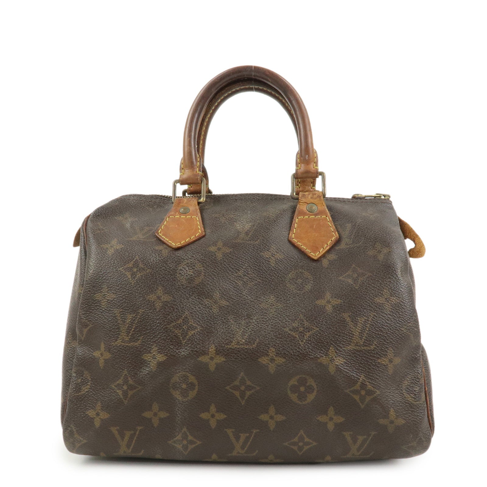 Louis Vuitton Monogram Speedy 25 Boston Bag Hand Bag Brown M41528