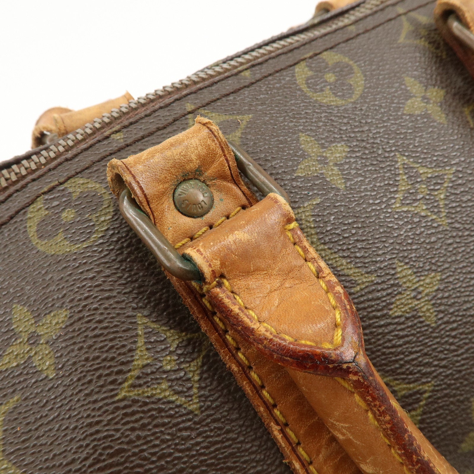 Louis Vuitton Monogram Keep All 45 Boston Bag Brown M41428