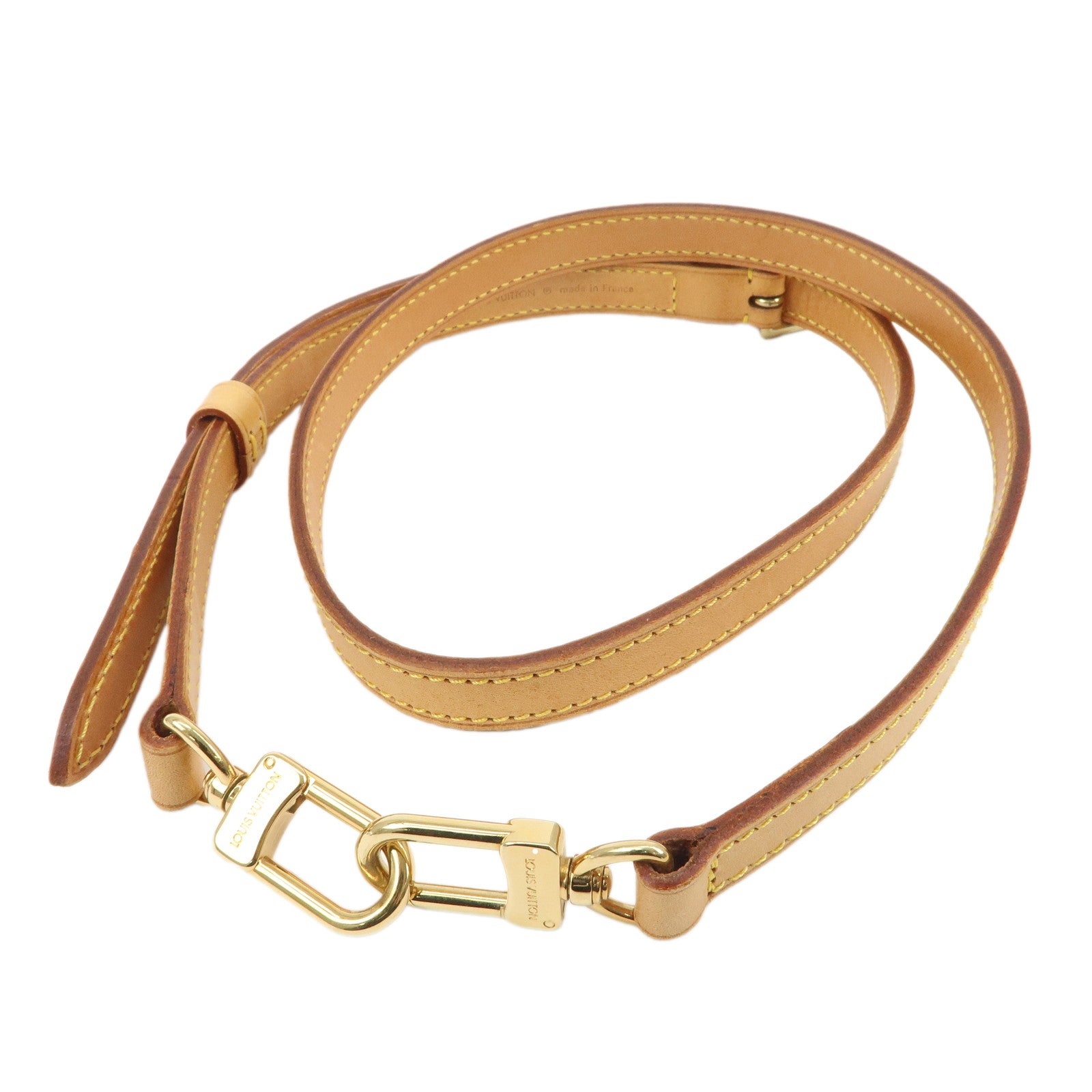 Louis Vuitton Adjustable Leather Shoulder Strap 120cm 1.6cm J52312