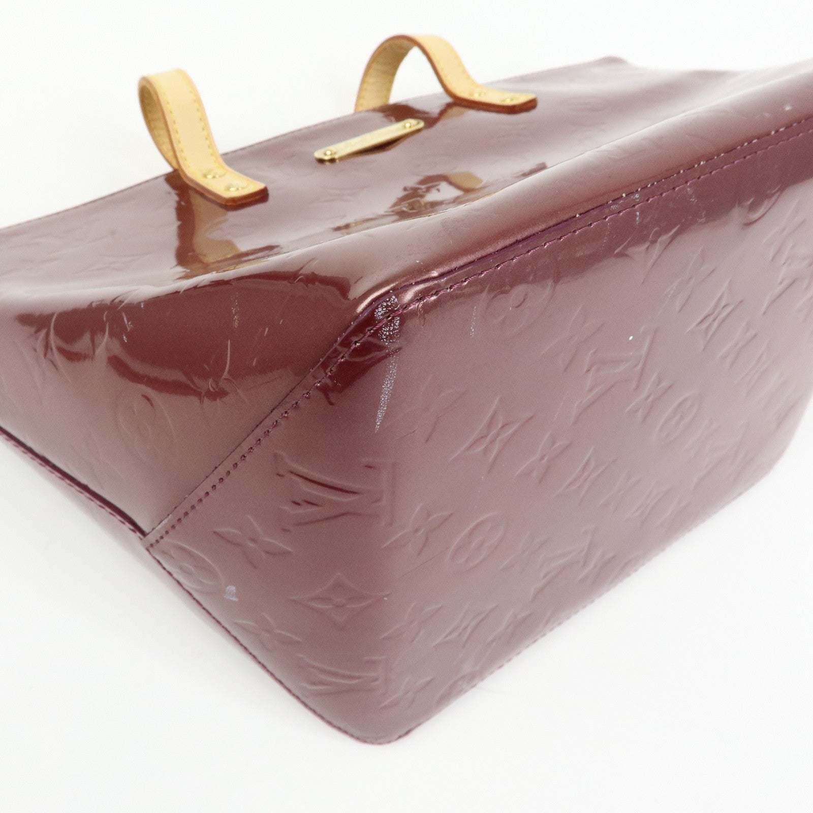 Louis Vuitton Monogram Vernis Bellevue PM Hand Bag Violet M93584