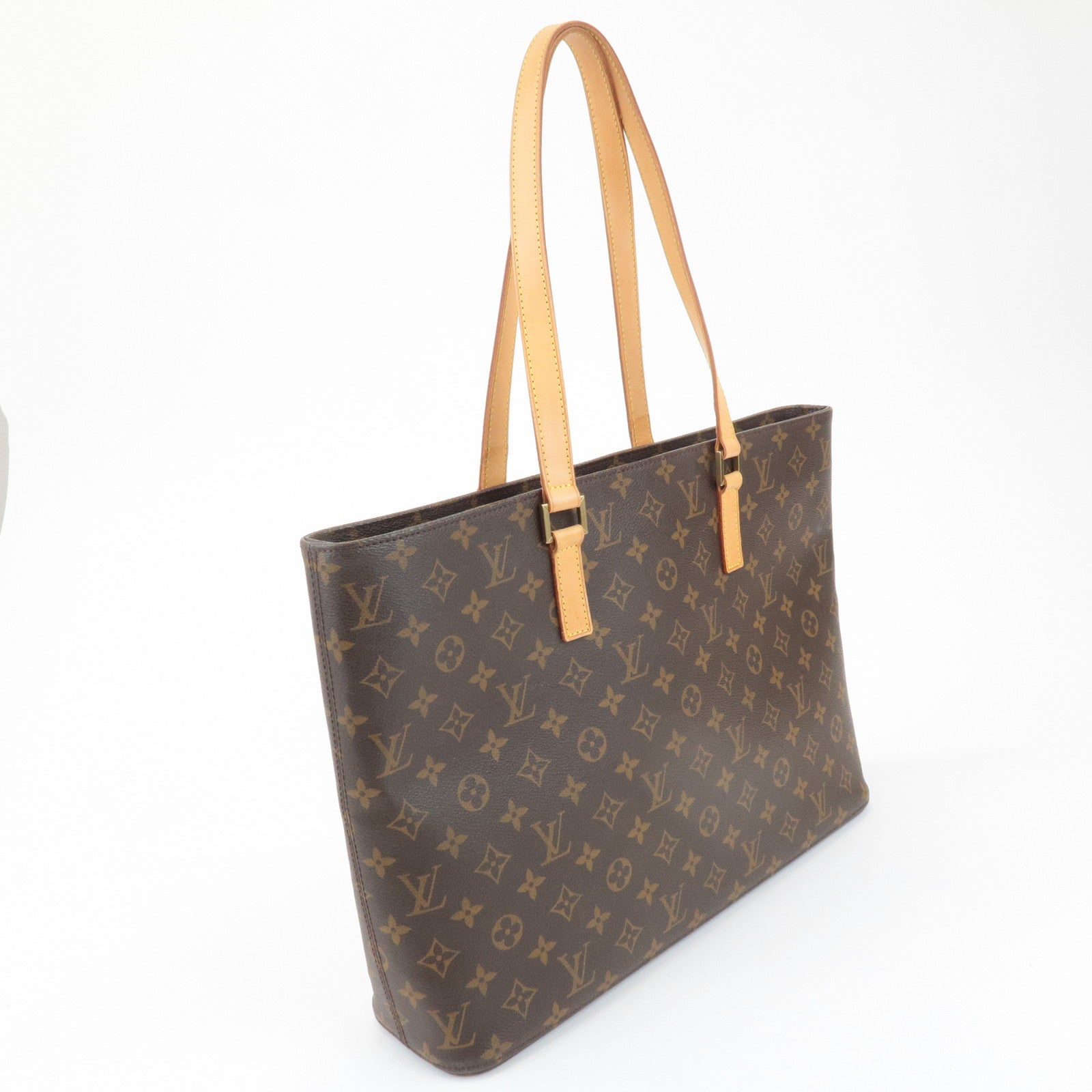 Louis Vuitton Monogram Luco Tote Bag Hand Bag Brown M51155
