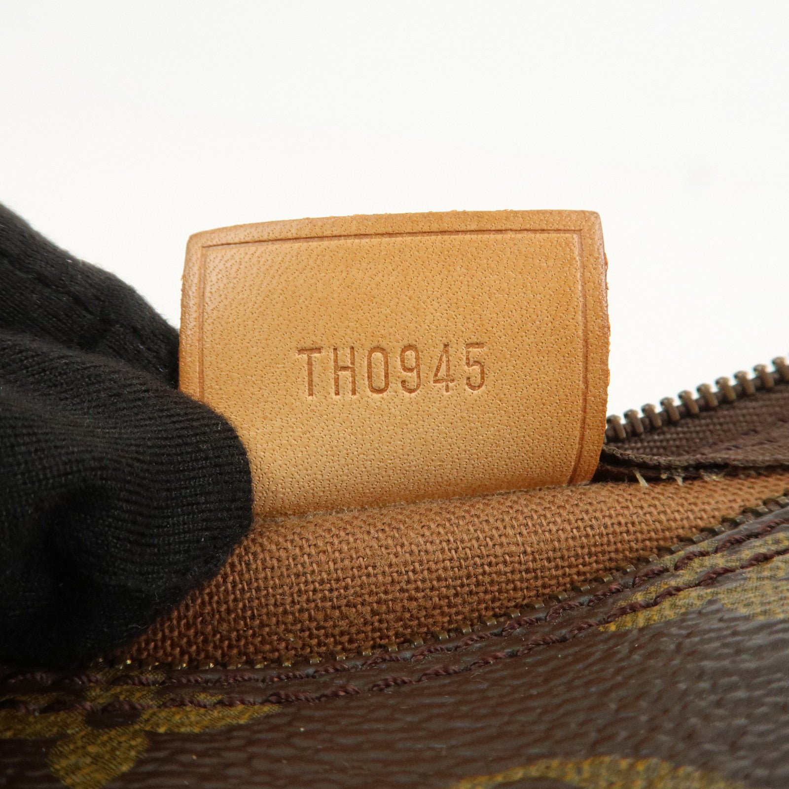 Louis Vuitton Monogram Mini Speedy Hand Bag Brown M41534