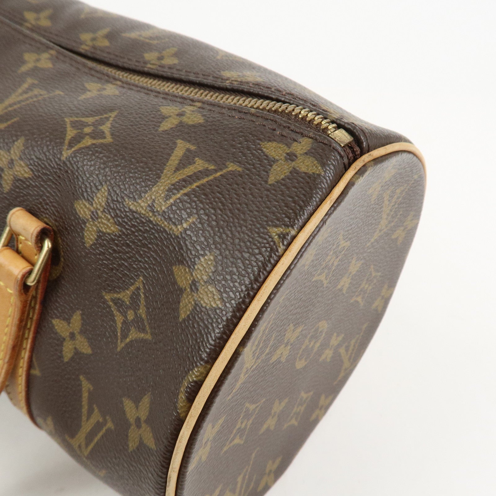Louis Vuitton Monogram Papillon 30 Old Style Hand Bag Brown M51365