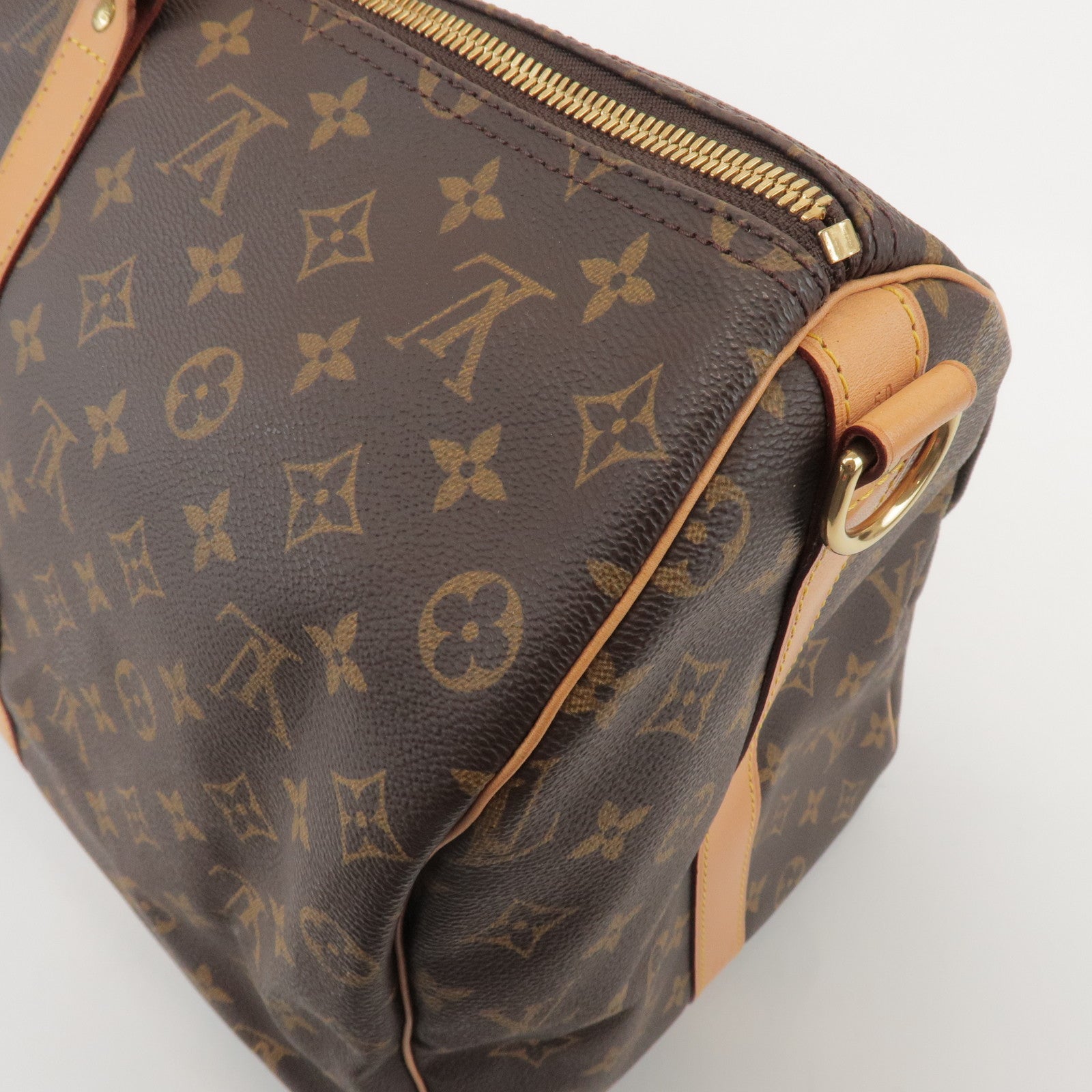 Louis Vuitton Monogram Keep All Bandouliere 50 Boston Bag M41416