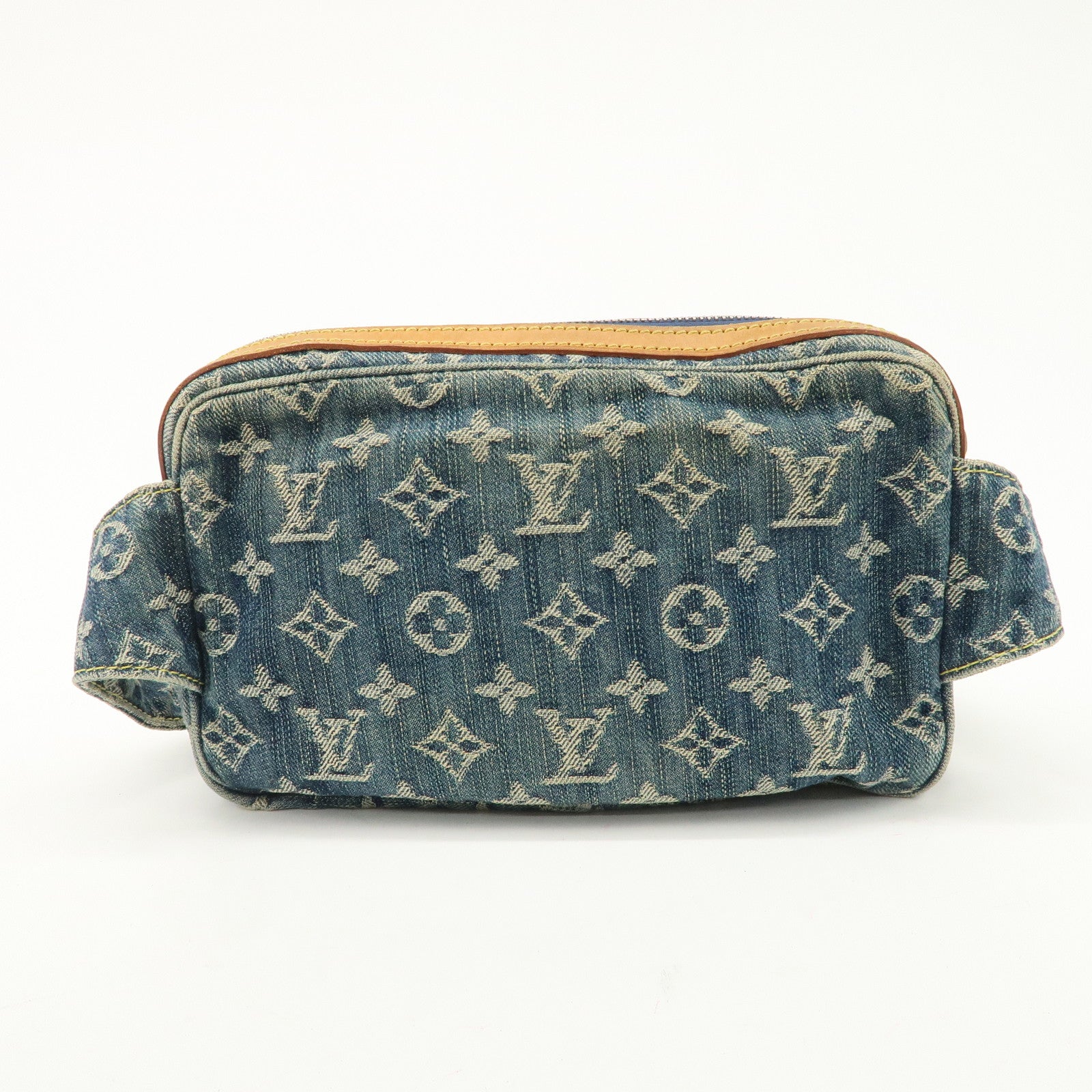 Louis Vuitton Monogram Denim Bum Bag Waist Bag Blue M95347