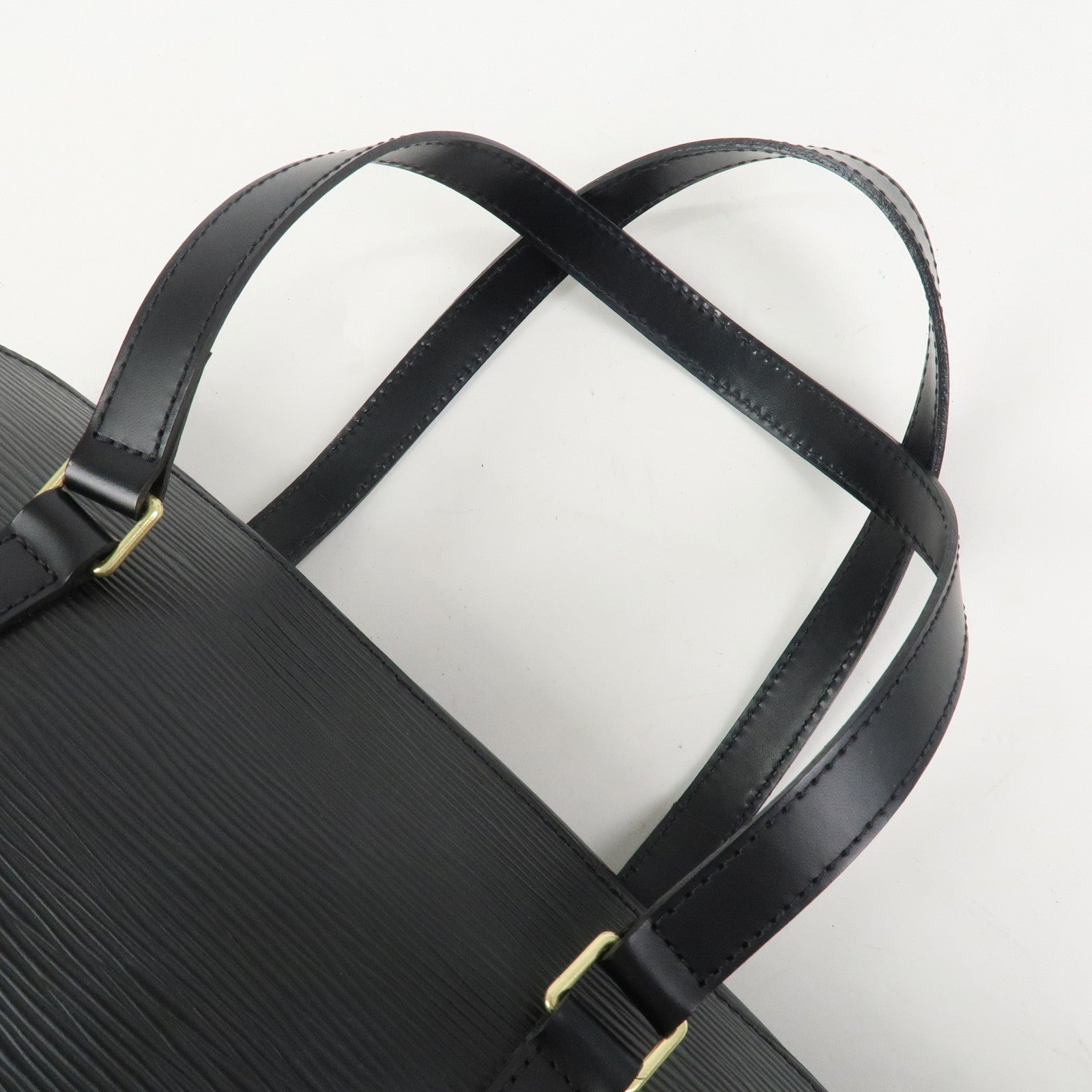 Louis Vuitton Epi Soufflot Shoulder Bag Hand Bag Noir M52222