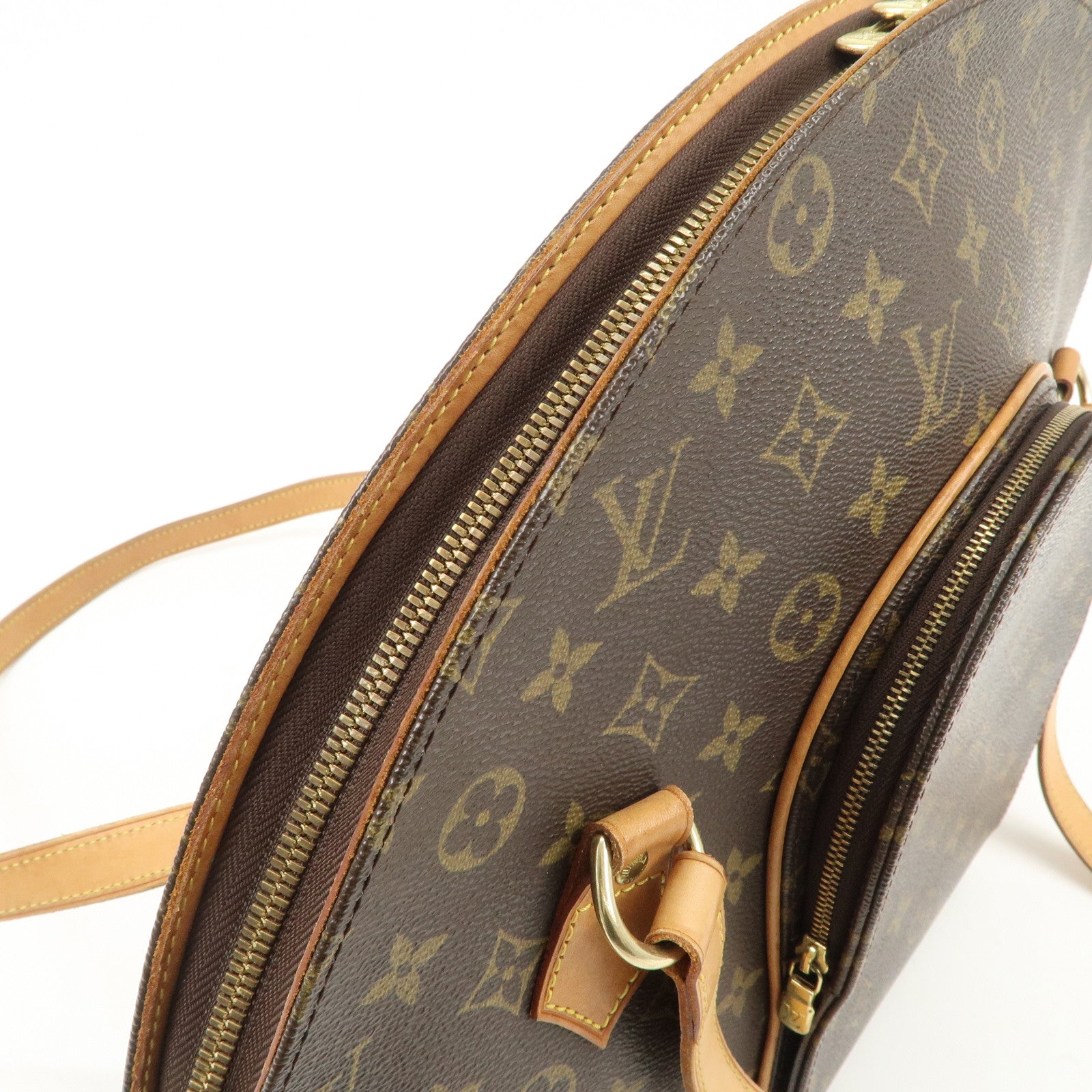Louis Vuitton Monogram Ellipse Shopping Shoulder Bag Brown M51128 Used