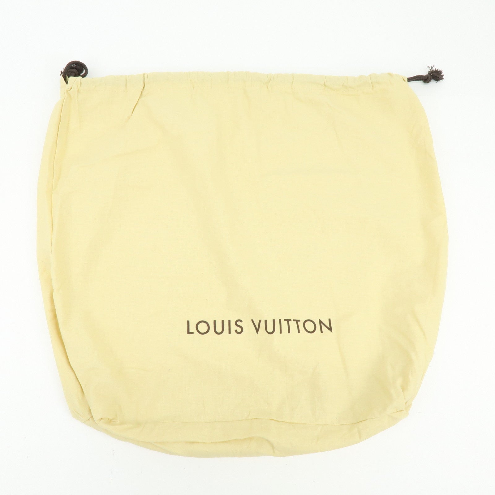 Louis Vuitton Set of 10 Dust Bag Storage Bag Drawstring Style Beige
