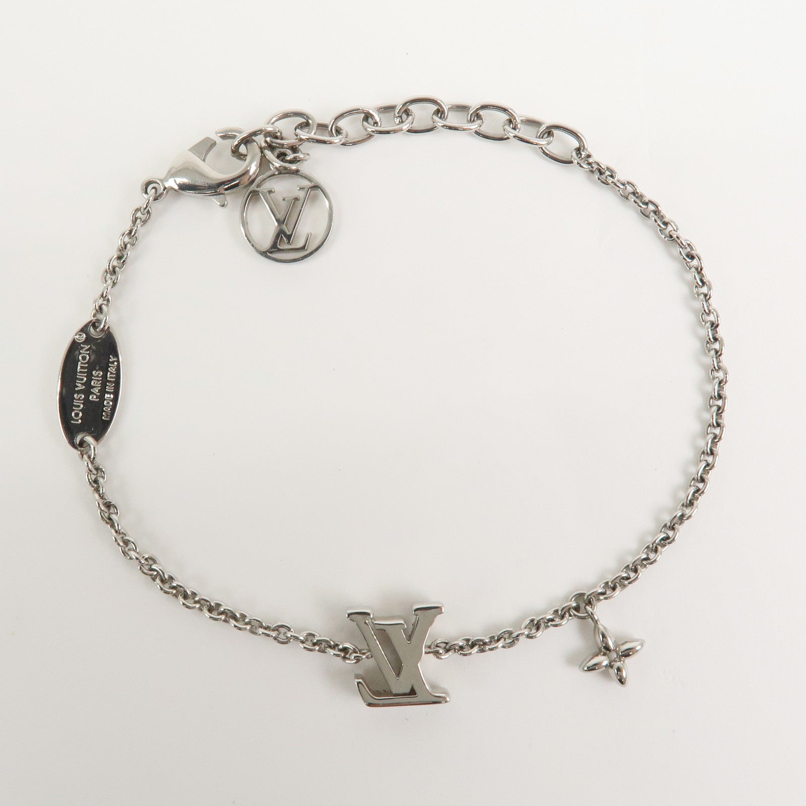 Louis Vuitton LV Iconic Strass Bracelet Metal Palladium M02752