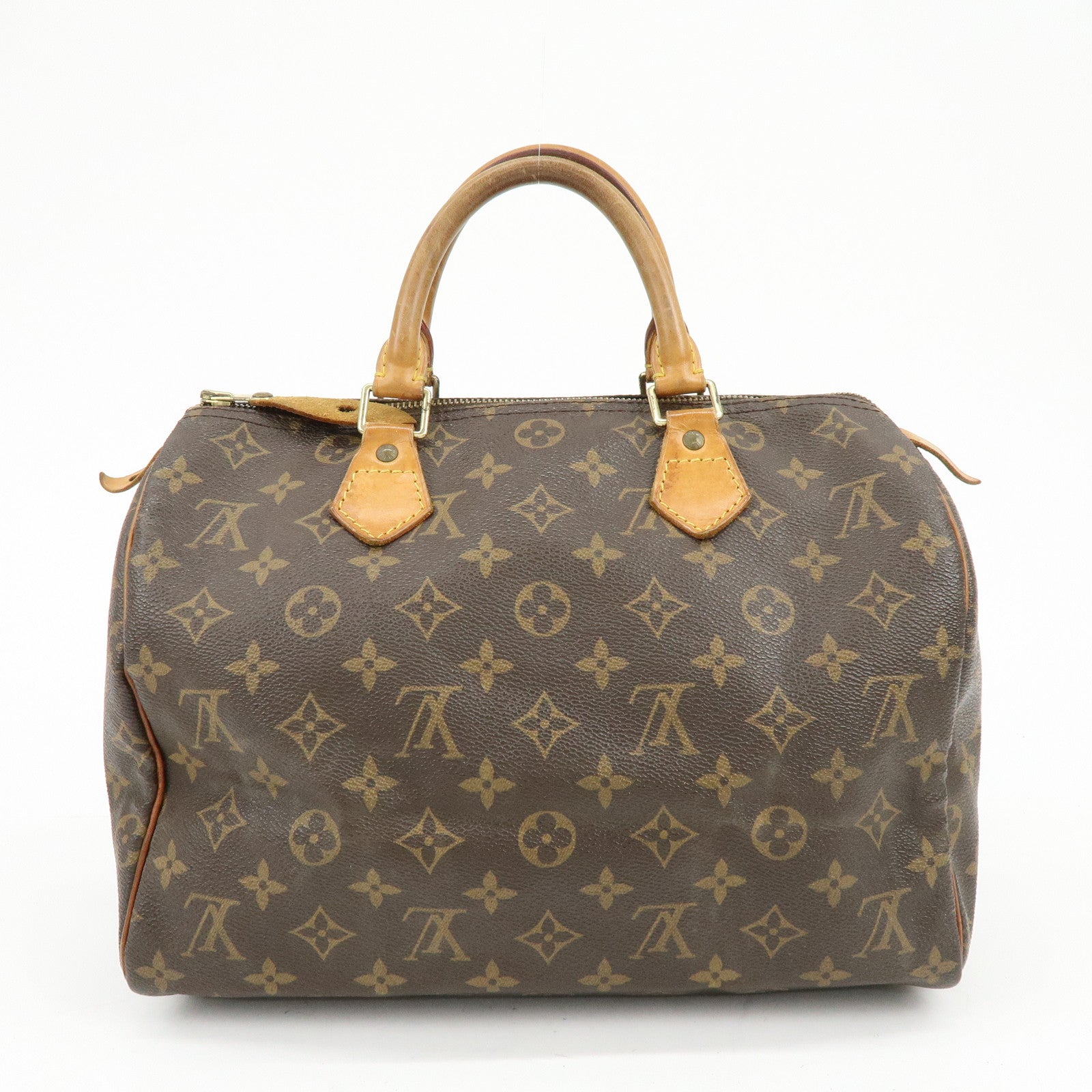 Louis Vuitton Monogram Speedy 30 Boston Bag Hand Bag Brown M41526