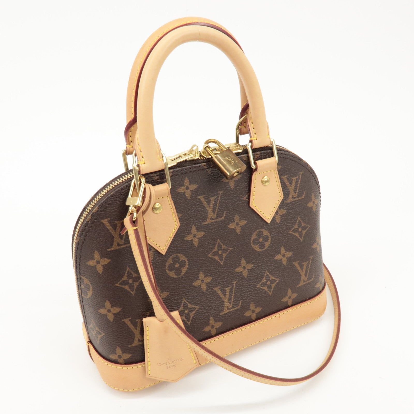 Louis Vuitton Monogram Alma BB 2Way Hand Bag Shoulder Bag M53152 Used