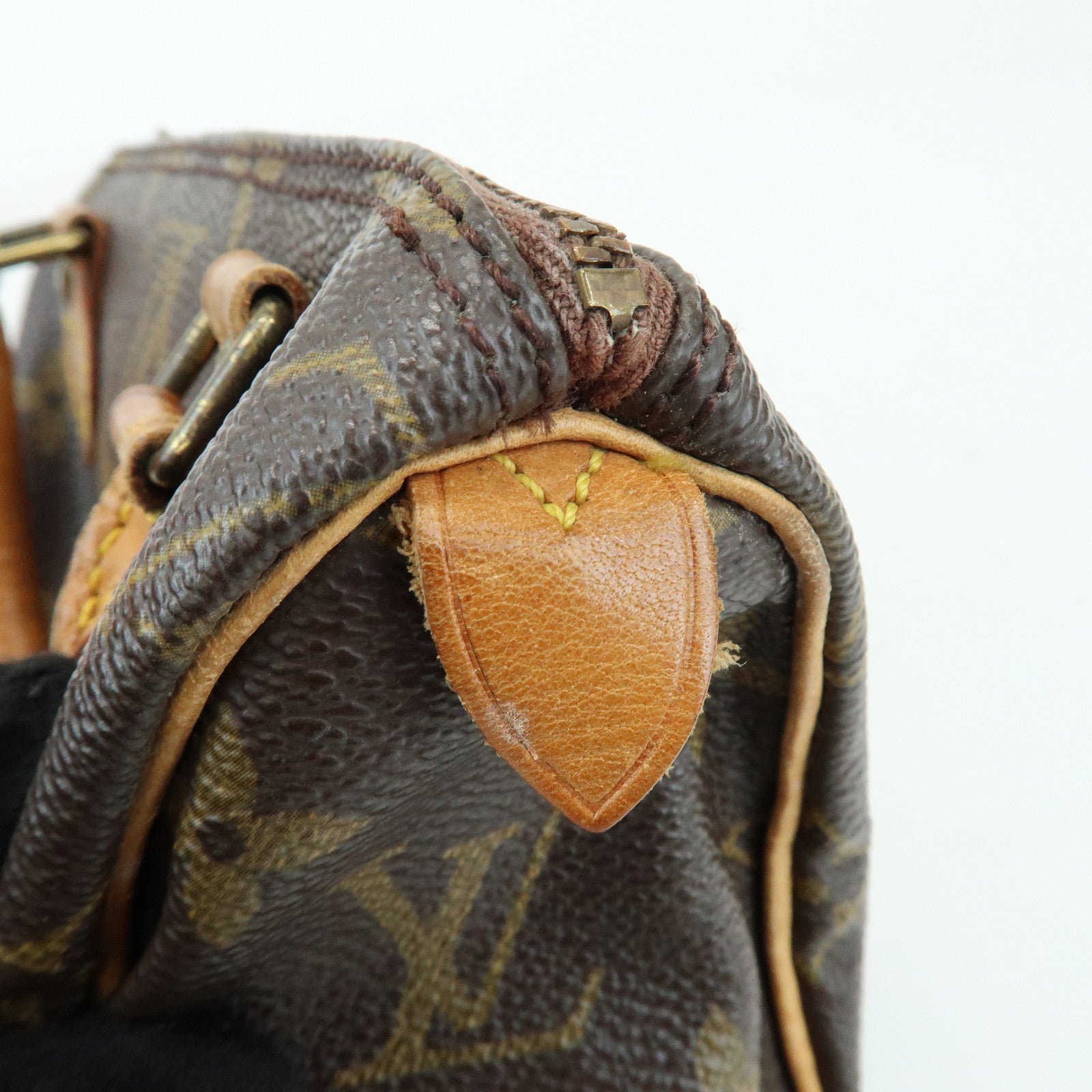Louis Vuitton Monogram Mini Speedy Hand Shoulder Bag Brown M41534