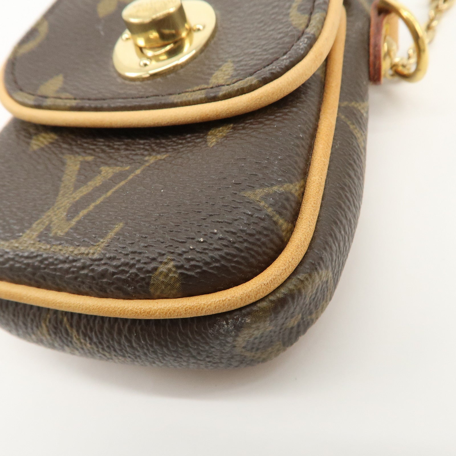 Louis Vuitton Monogram Pochette Tulum Mini Pouch Purse M60020